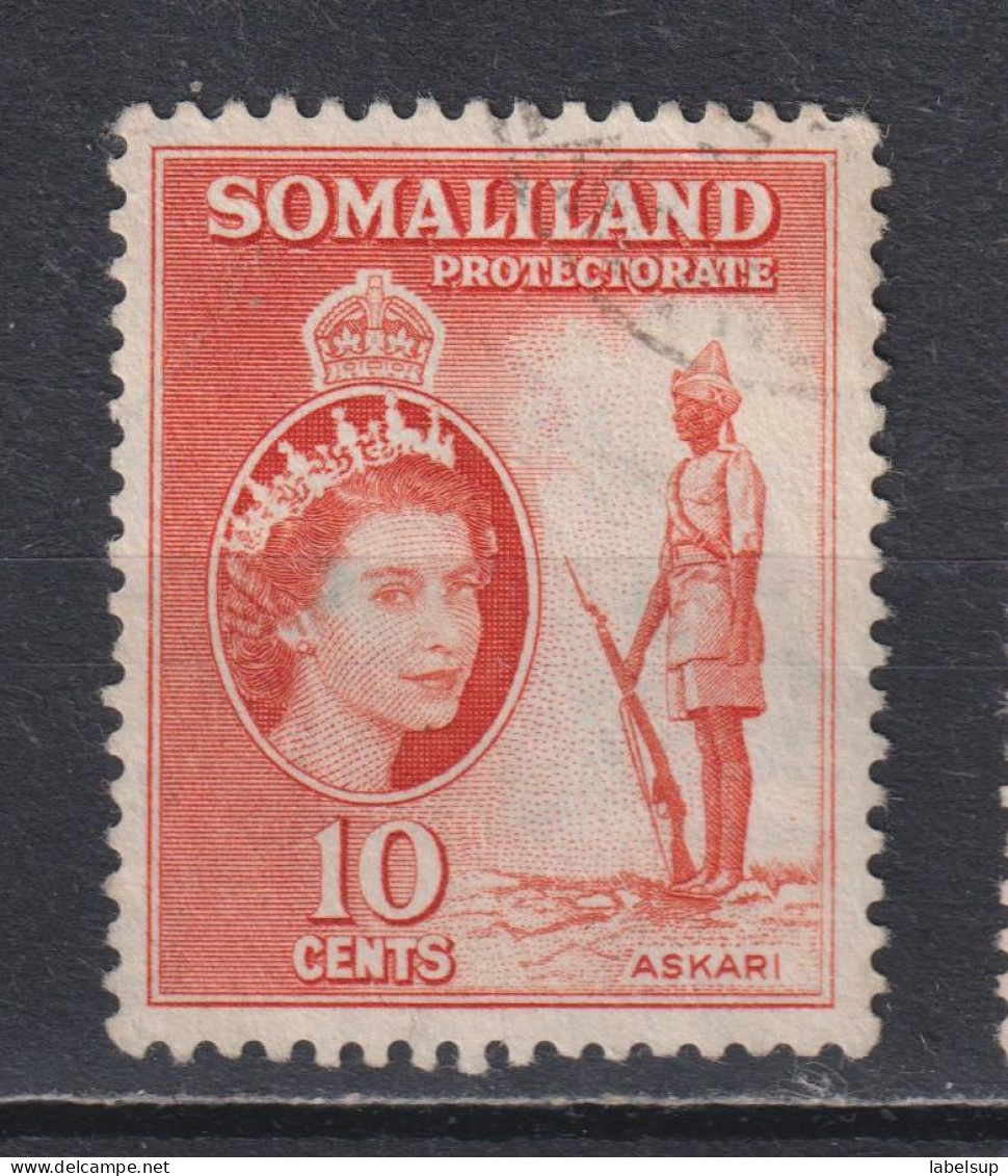 Timbre Oblitéré De Somaliland  De 1953 N°121 - Somaliland (Protettorato ...-1959)