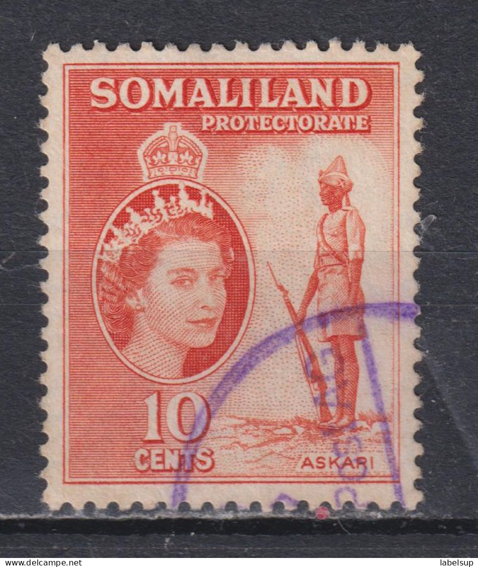 Timbre Oblitéré De Somaliland  De 1953 N°121 - Somaliland (Protectorate ...-1959)