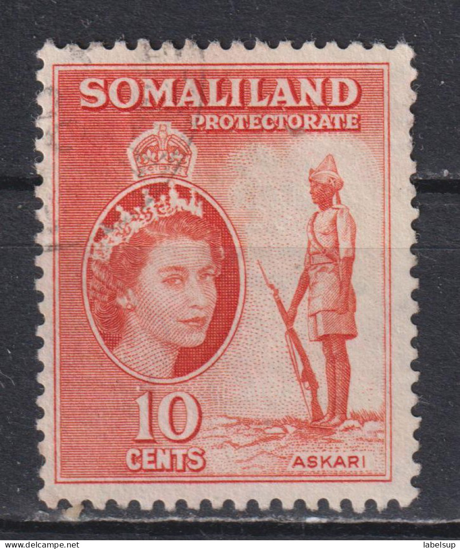 Timbre Oblitéré De Somaliland  De 1953 N°121 - Somaliland (Protectorate ...-1959)