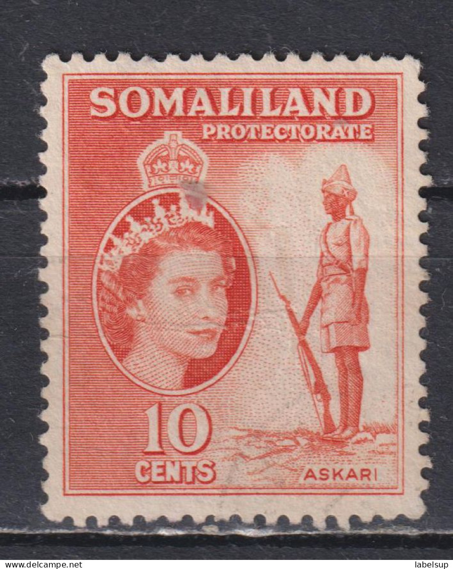 Timbre Oblitéré De Somaliland  De 1953 N°121 - Somaliland (Protectorat ...-1959)