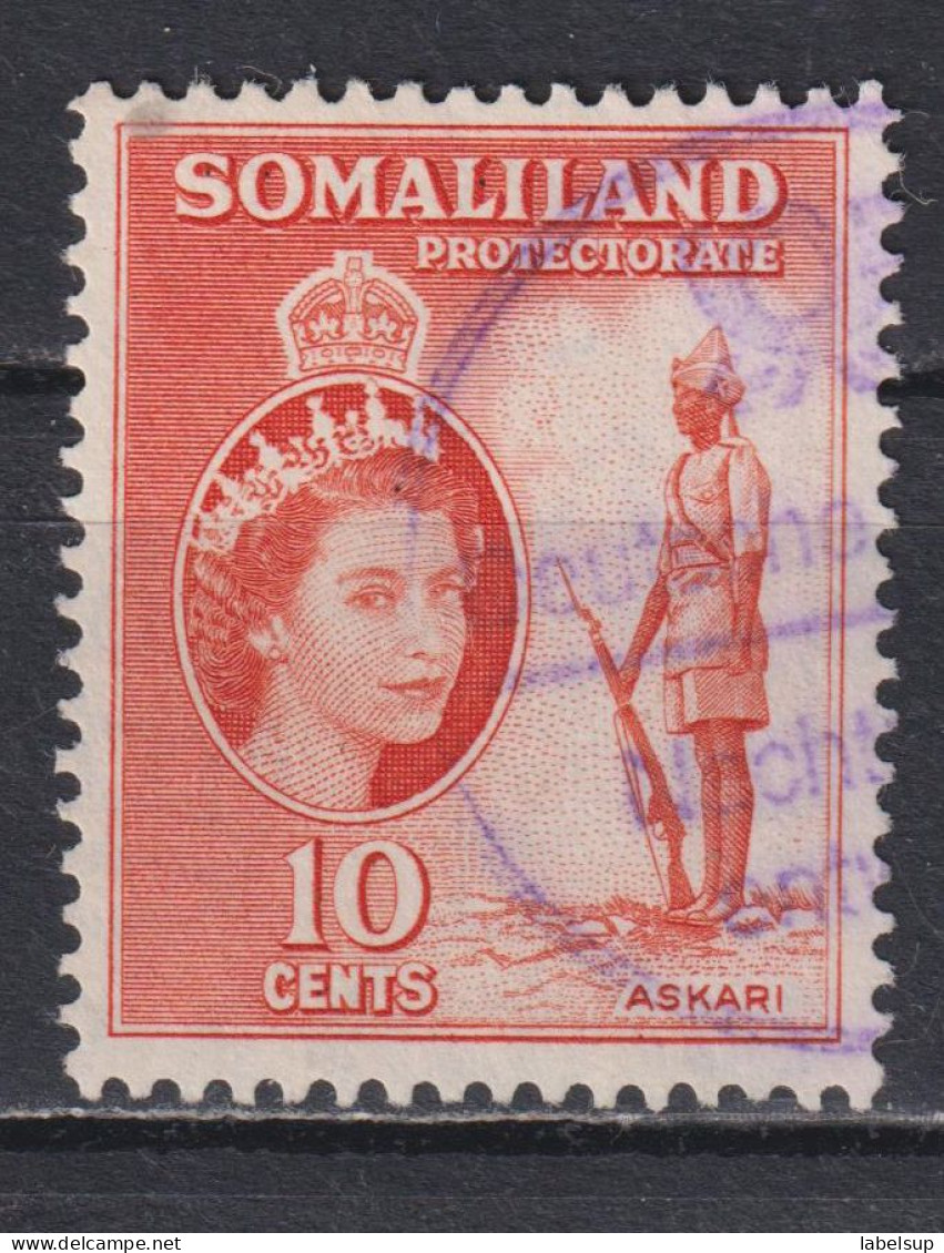 Timbre Oblitéré De Somaliland  De 1953 N°121 - Somaliland (Herrschaft ...-1959)