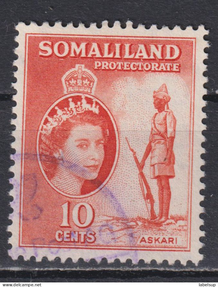 Timbre Oblitéré De Somaliland  De 1953 N°121 - Somaliland (Protettorato ...-1959)