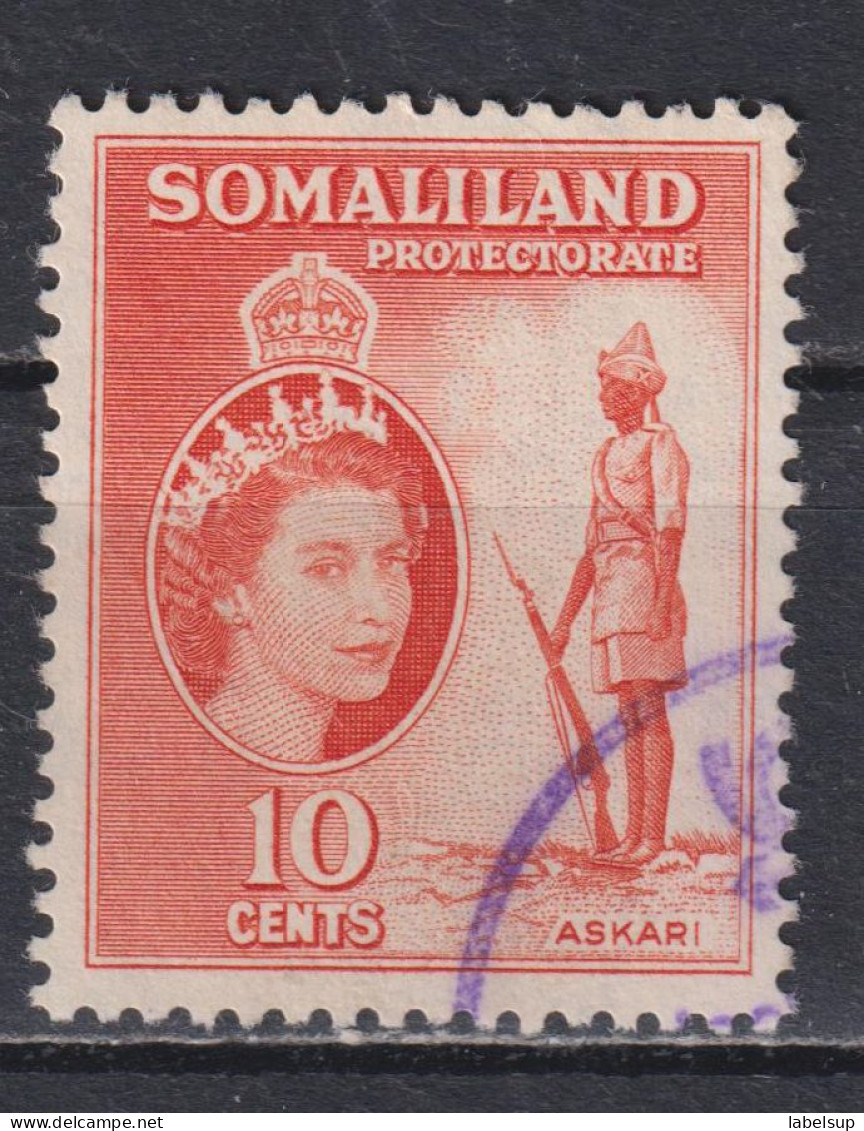 Timbre Oblitéré De Somaliland  De 1953 N°121 - Somaliland (Protettorato ...-1959)