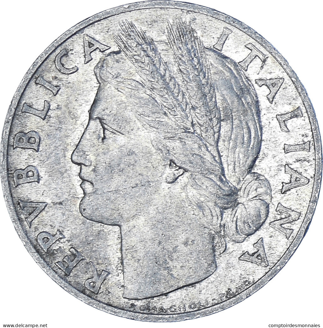 Monnaie, Italie, Lira, 1949, Rome, TB+, Aluminium, KM:87 - 1 Lira