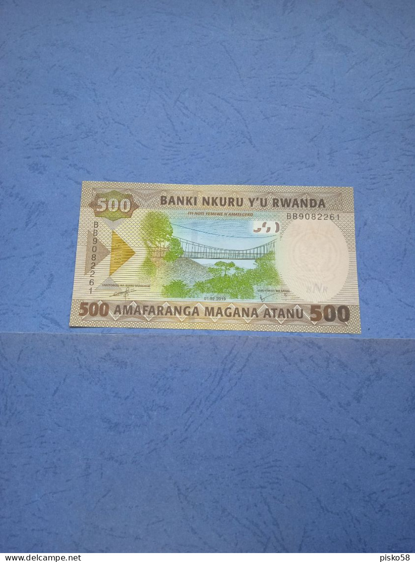 RWANDA-P42 500A 2019 UNC - Ruanda