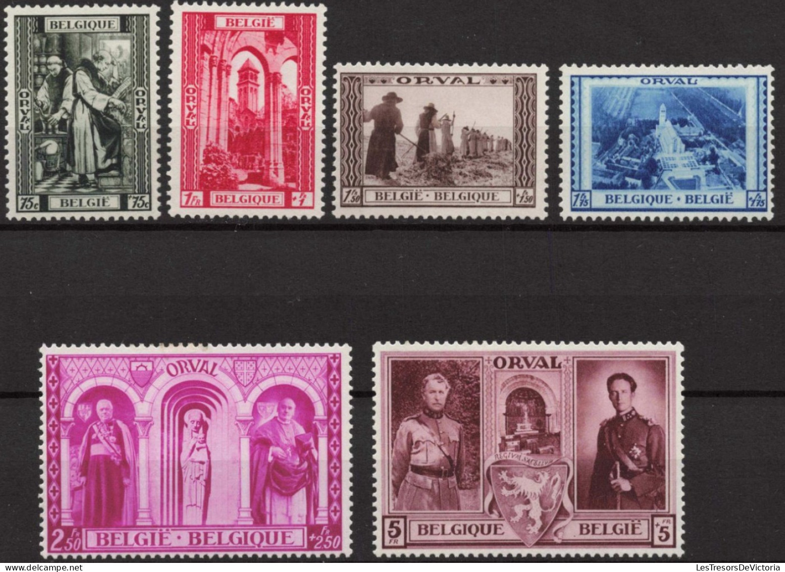 Belgique 1939 - COB 513/18 MNH ** - Troisième Oral - Cote 88 - Neufs