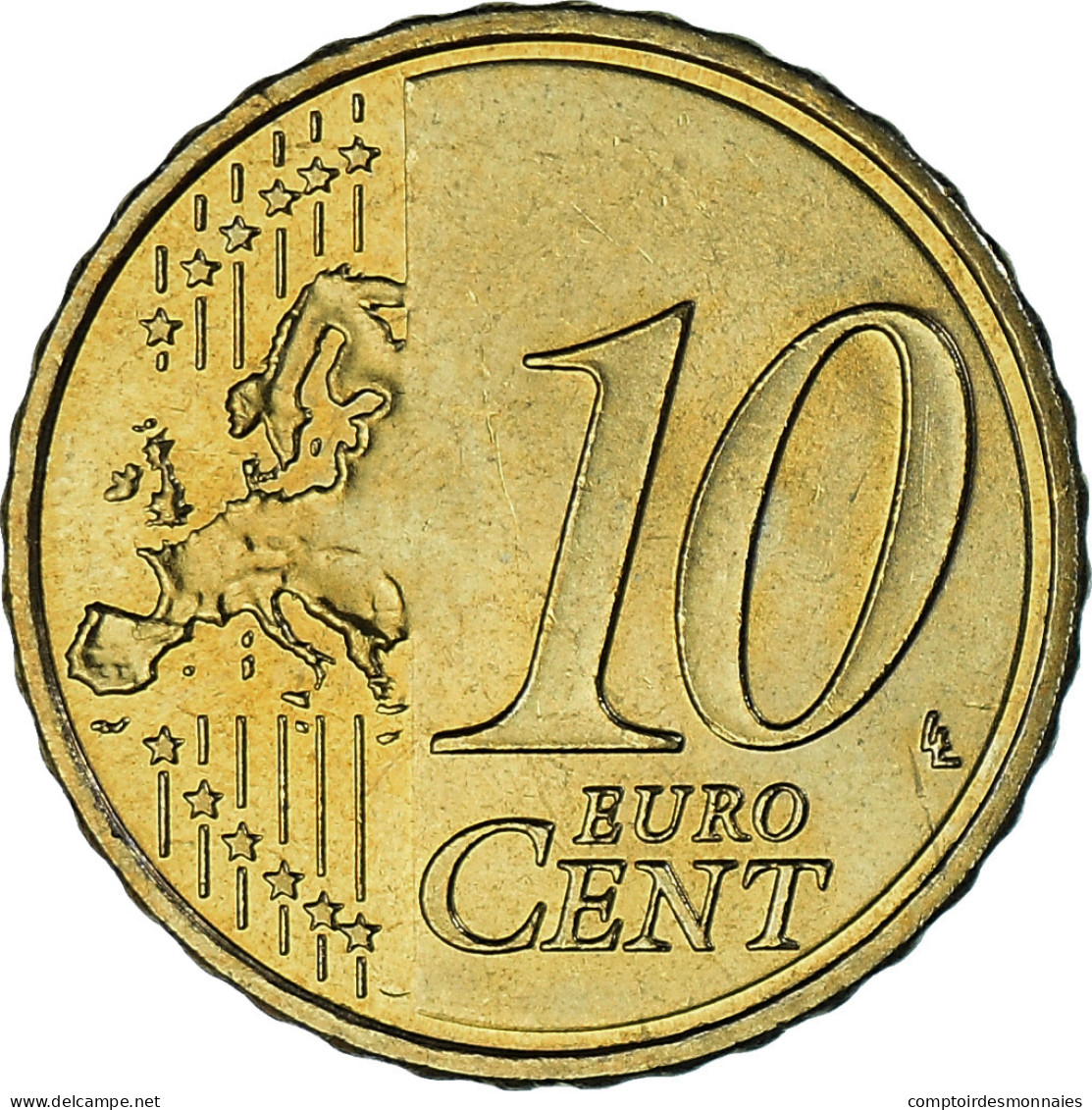 Andorre, 10 Euro Cent, 2014, SPL, Laiton, KM:New - Andorra