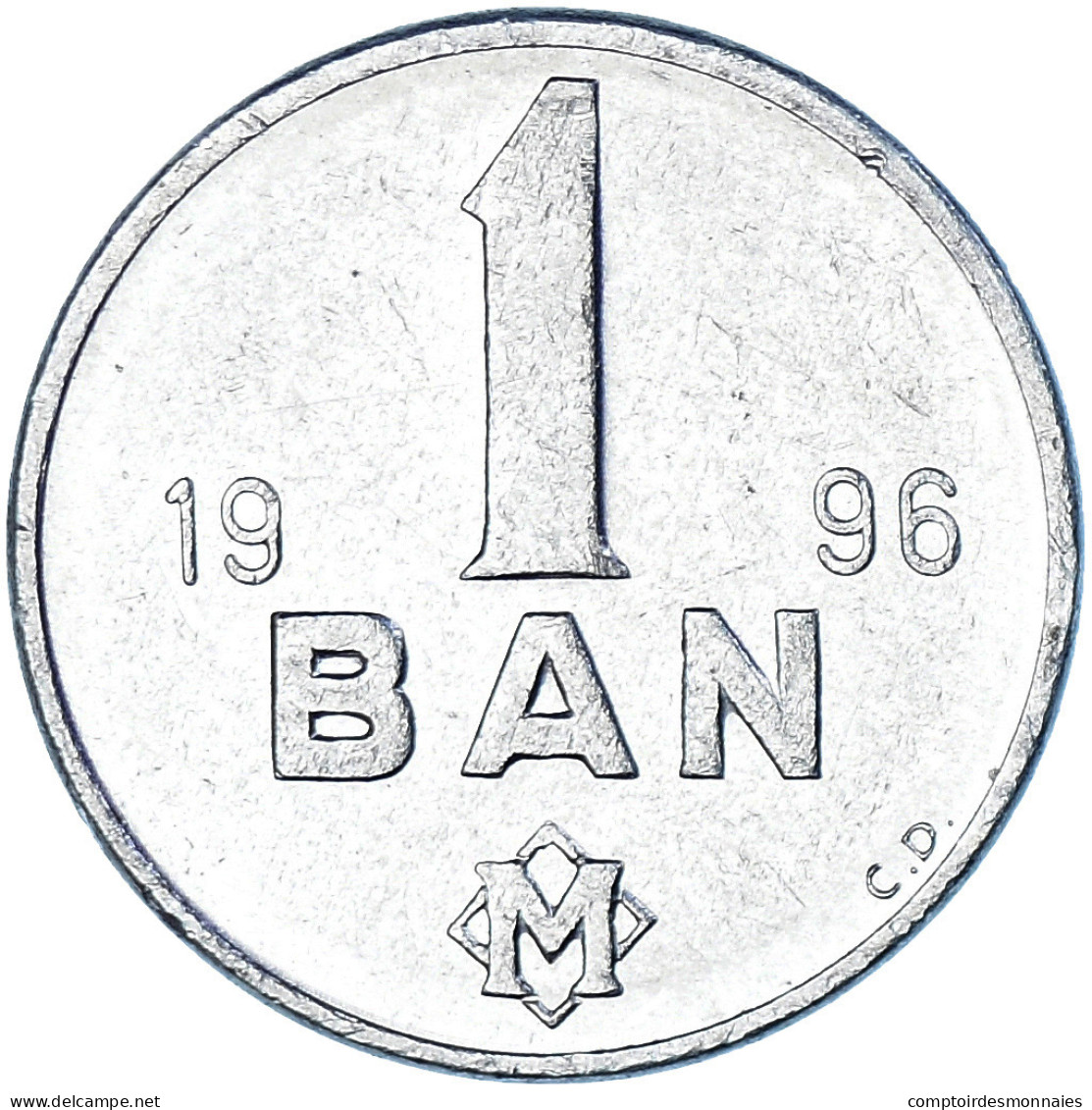 Monnaie, Moldavie, Ban, 1996, TTB+, Aluminium, KM:1 - Moldavië