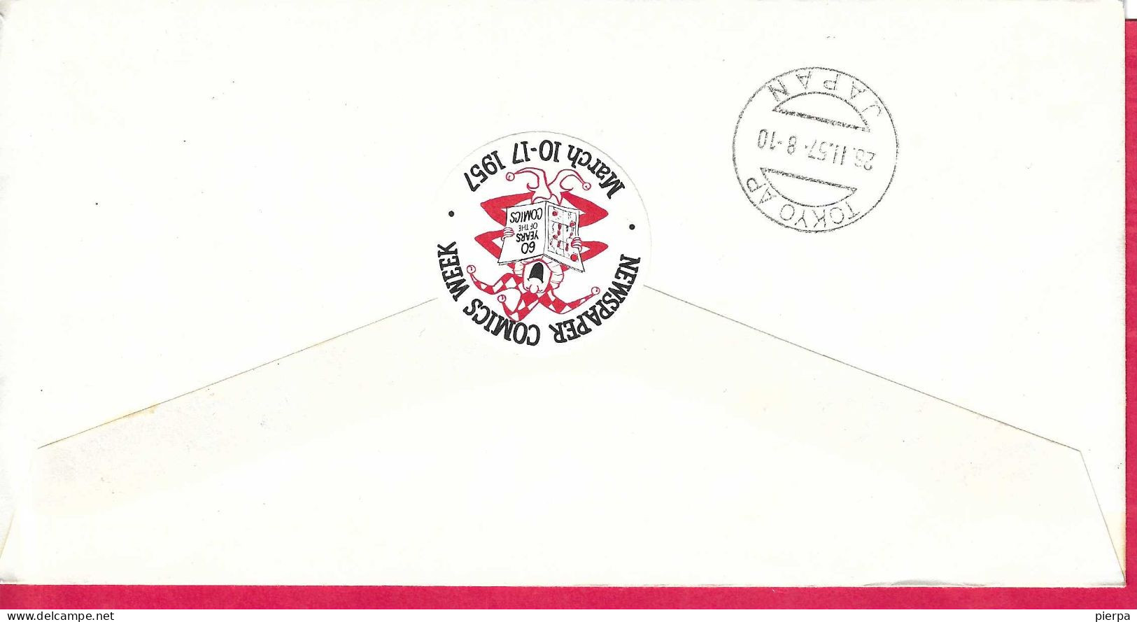 DANMARK - FIRST POLAR FLIGHT SAS FROM KOBENHAVN TO TOKYO * 24.2.57* ON SPECIAL COVER - Luftpost