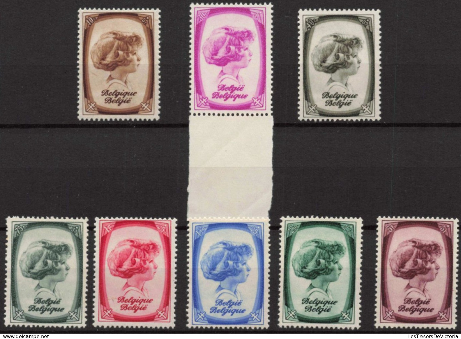 Belgique 1938 - COB 488/95 ** MNH - SAR Le Prince Albert De Liège - Cote 70 - Unused Stamps