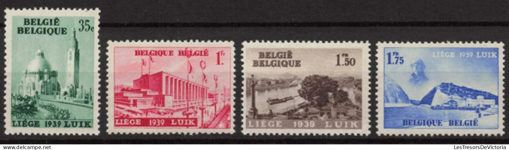 Belgique 1938 - COB 484/87 MNH ** - Cote 15 - Exposition De L'eau à Liège - Neufs