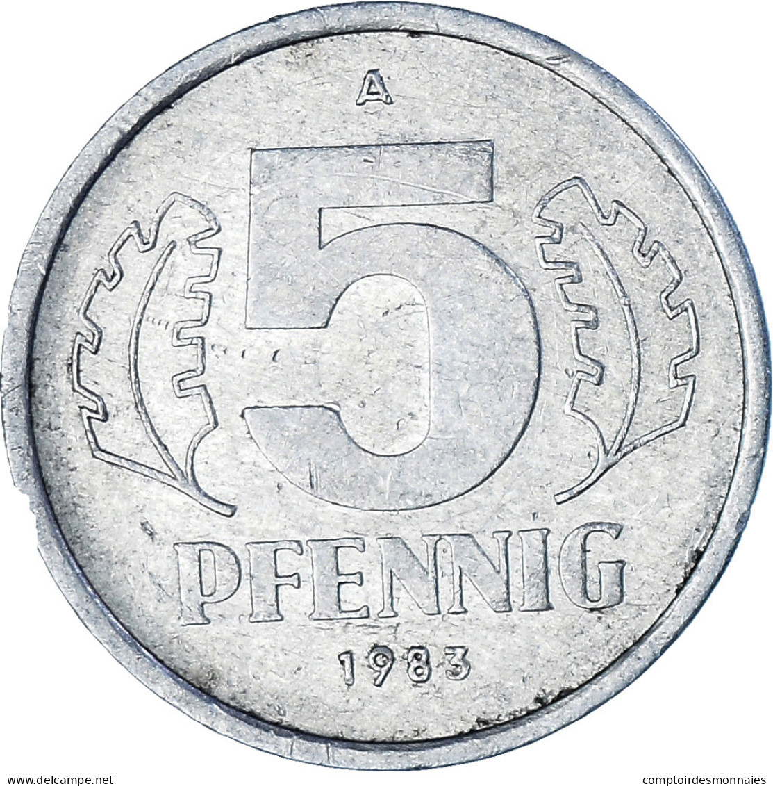 Monnaie, République Démocratique Allemande, 5 Pfennig, 1983, Berlin, TTB - 5 Pfennig