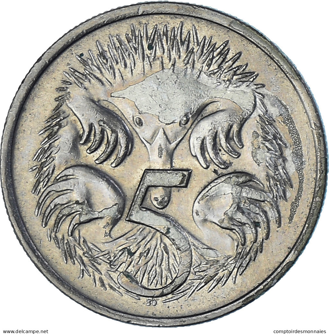 Monnaie, Australie, Elizabeth II, 5 Cents, 1982, Melbourne, TTB, Cupro-nickel - 5 Cents