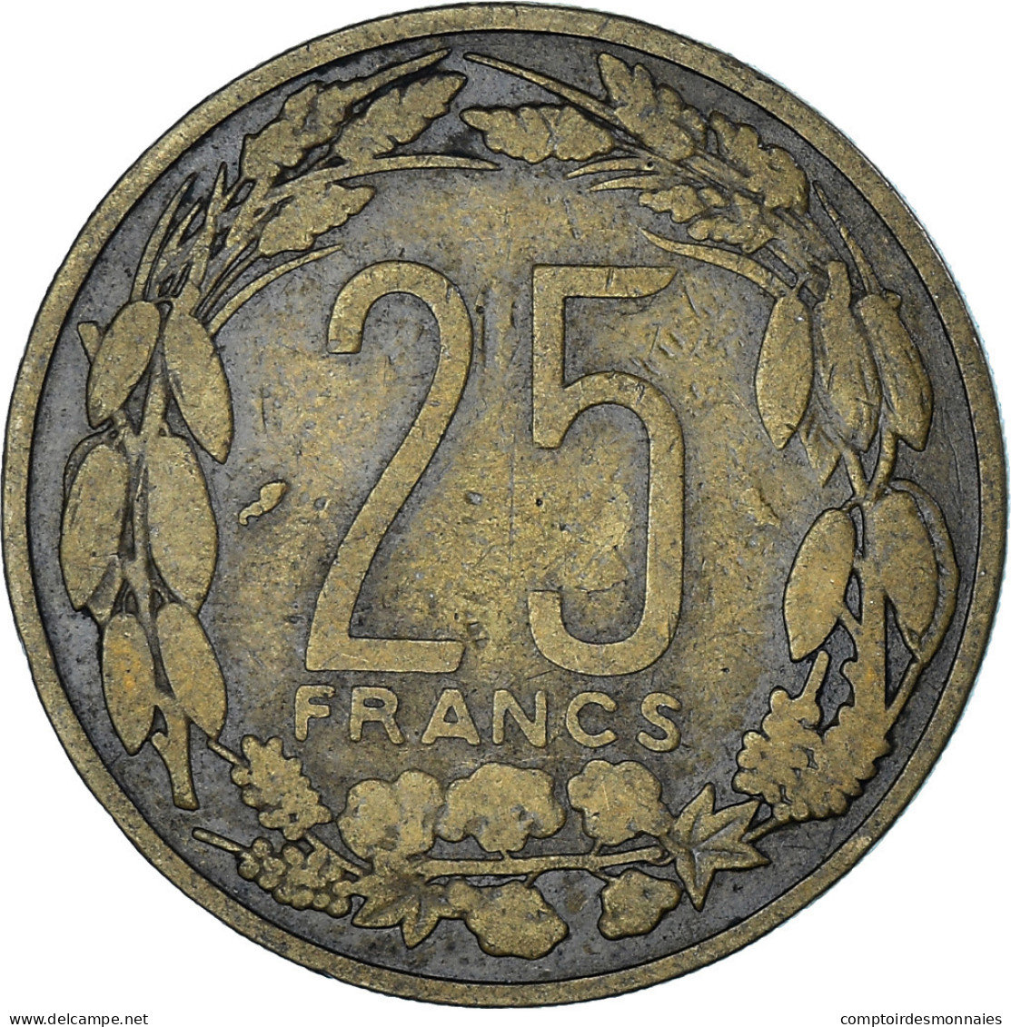 Monnaie, États De L'Afrique équatoriale, 25 Francs, 1962, Paris, TB+ - Camerun