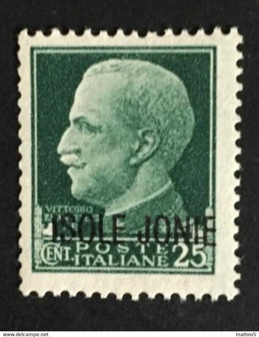 1941 - Italia - Occupazione Isole Jonie - Cent 25 - Nuovo - Ionische Inseln