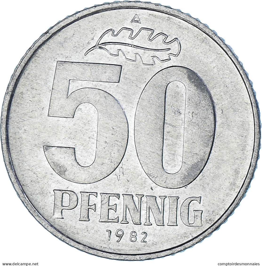 Monnaie, République Démocratique Allemande, 50 Pfennig, 1982, Berlin, TTB+ - 50 Pfennig