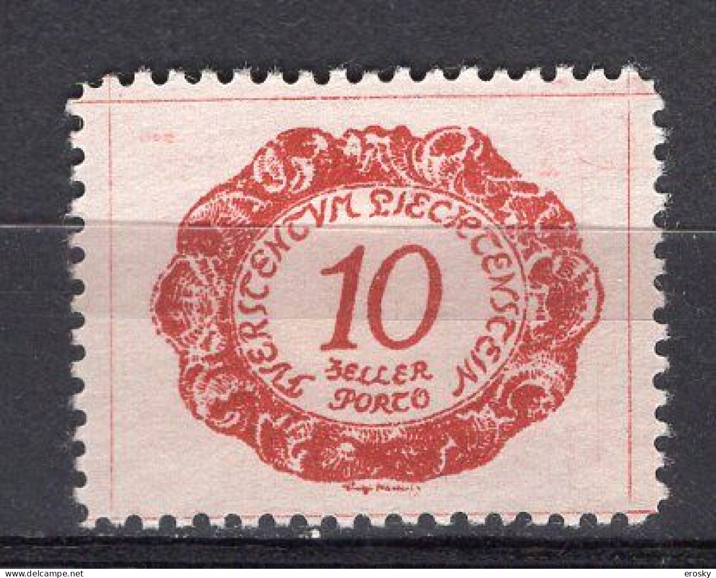 Q2589 - LIECHTENSTEIN TAXE Yv N°2 * - Postage Due