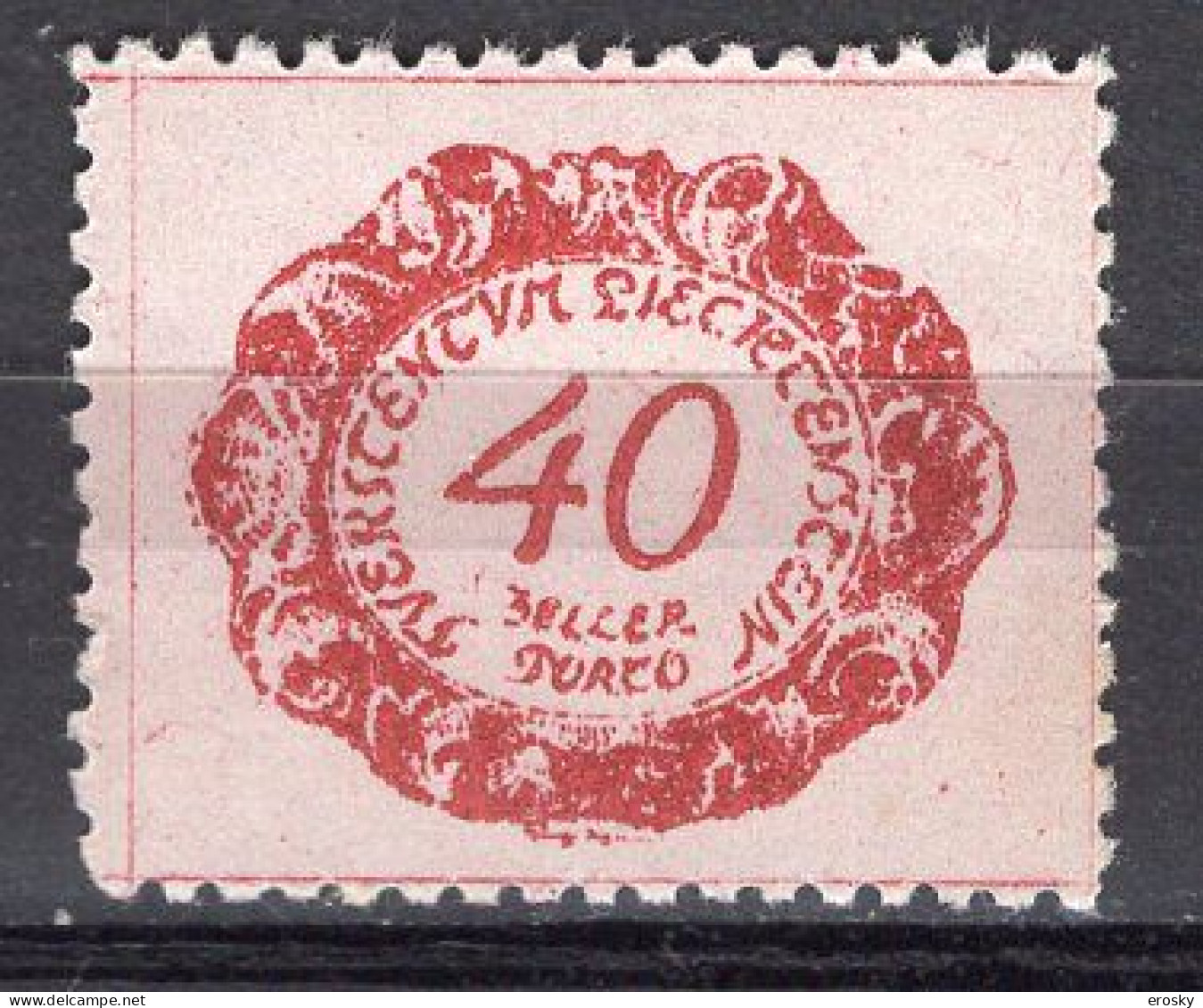 Q2594 - LIECHTENSTEIN TAXE Yv N°7 * - Postage Due