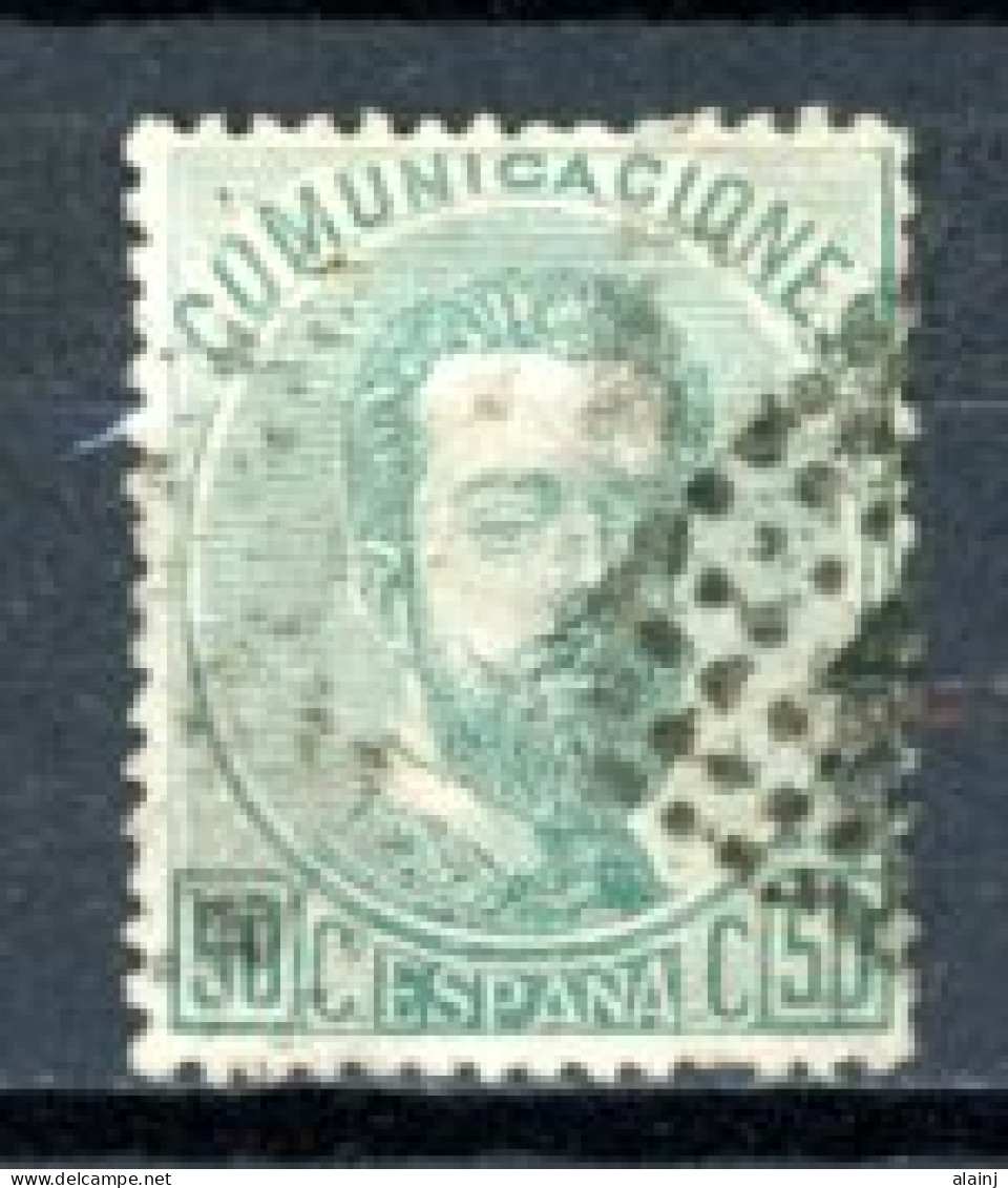 Espagne  Royaume 1872     Y&T   125   Mi   117   Obl    ---     TB - Usati