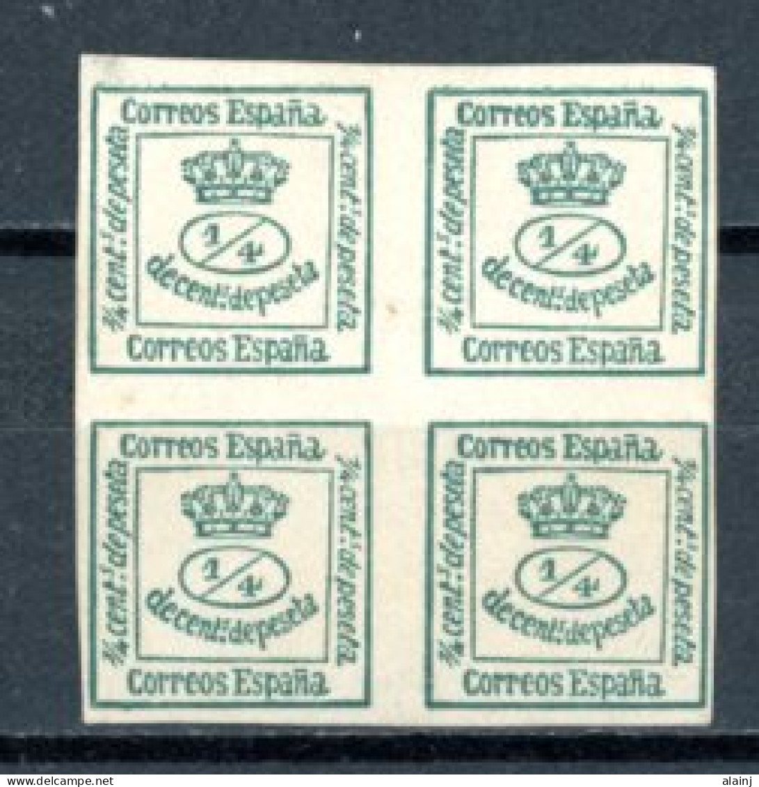 Espagne  Régence 1873     Y&T   140a  Mi   124    X    ---    Vert Foncé  --  Sans Gomme  --   TB - Nuevos