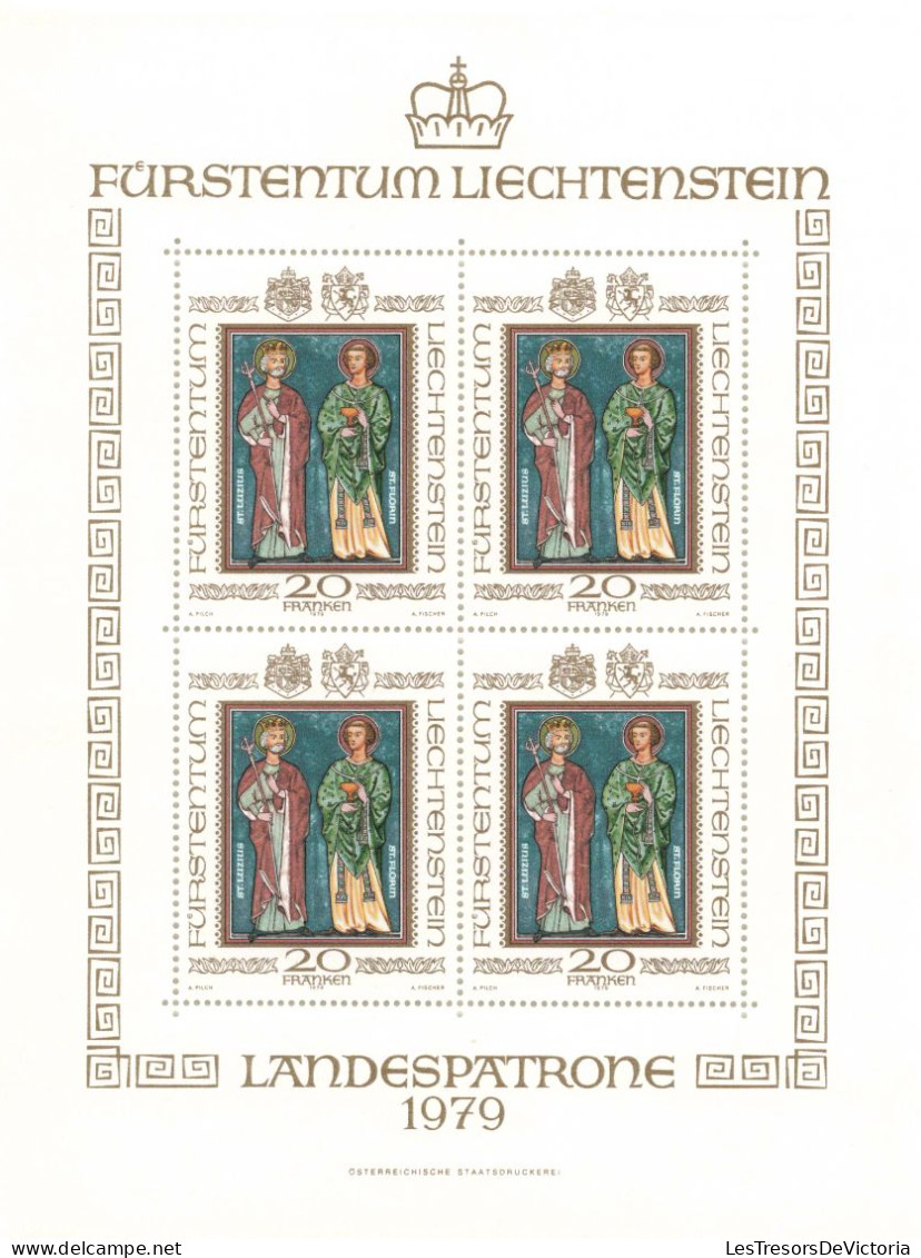 Liechtenstein 1979 - Bloc MNH ** - Landespatrone - Blocchi & Fogli