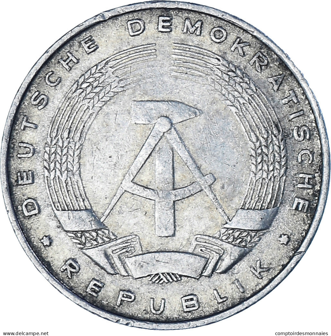 Monnaie, République Démocratique Allemande, 5 Pfennig, 1972, Berlin, TTB - 50 Pfennig