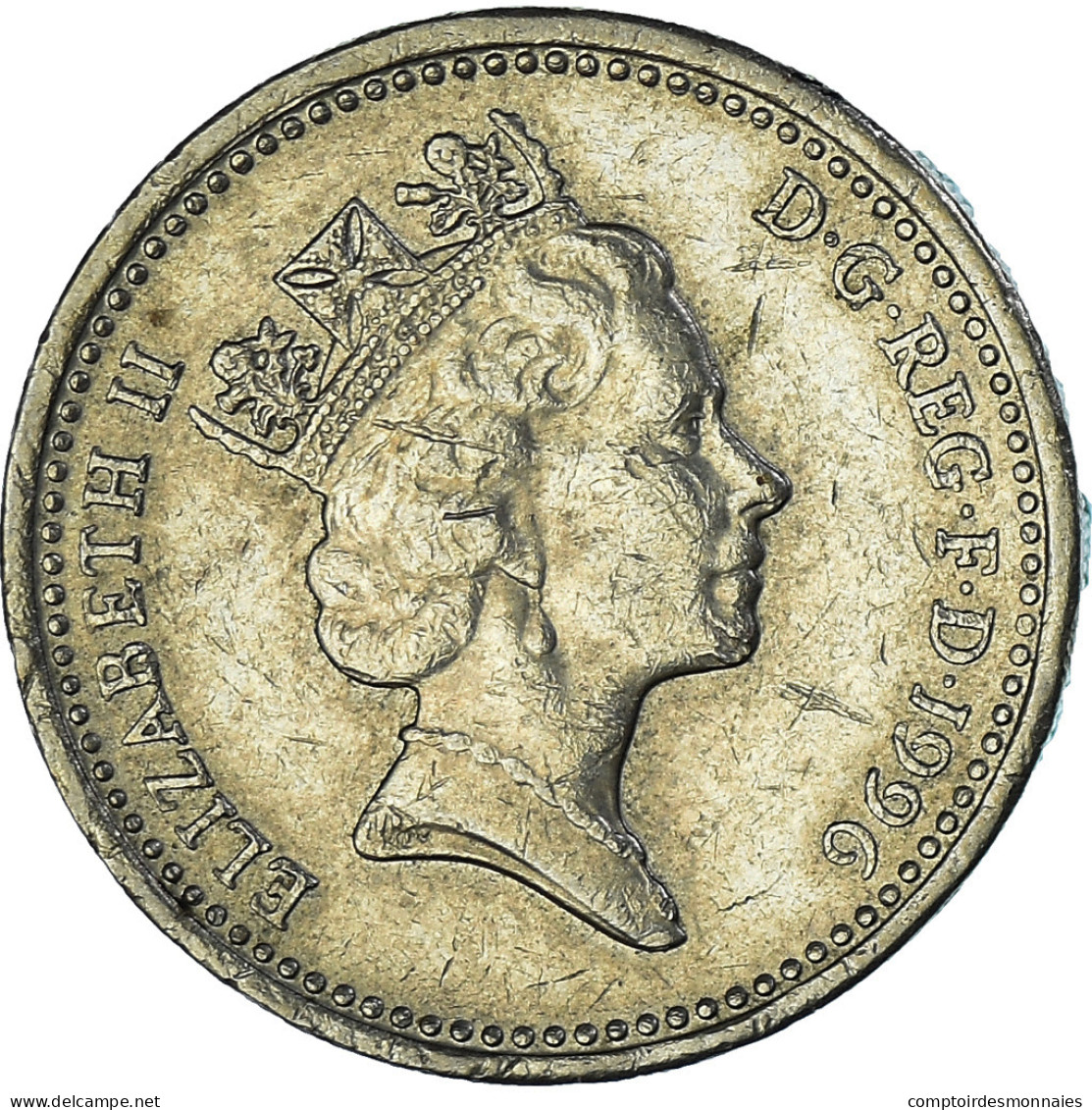 Monnaie, Grande-Bretagne, Elizabeth II, Pound, 1996, TTB, Nickel-Cuivre, KM:972 - 1 Pond
