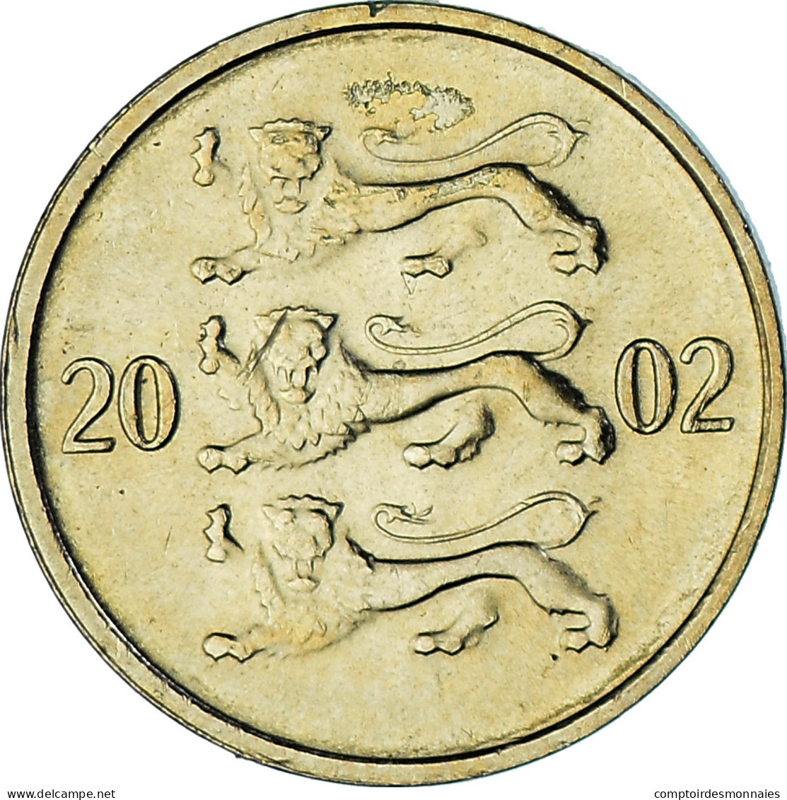 Monnaie, Estonie, 10 Senti, 2002, TTB+, Cupro-nickel Aluminium, KM:22 - Estonia