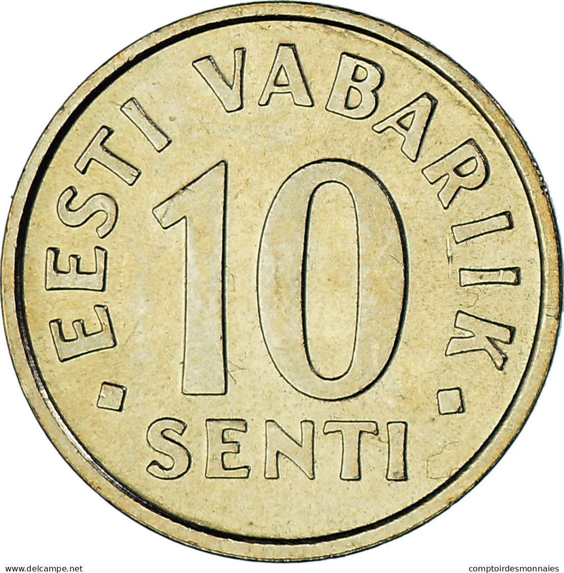 Monnaie, Estonie, 10 Senti, 2002, TTB+, Cupro-nickel Aluminium, KM:22 - Estland