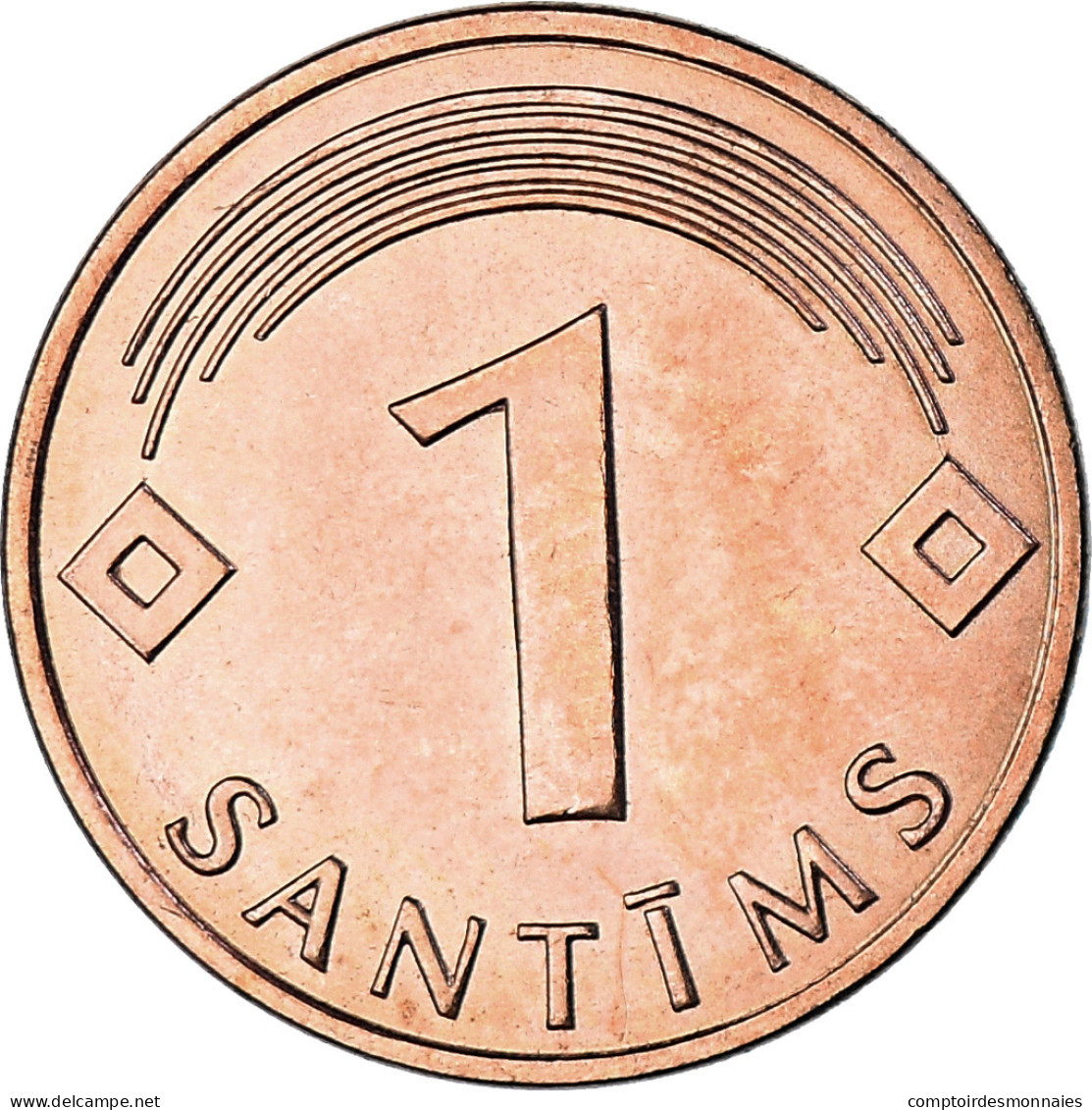 Monnaie, Lettonie, Santims, 2003, SPL, Copper Clad Steel, KM:15 - Lettonie