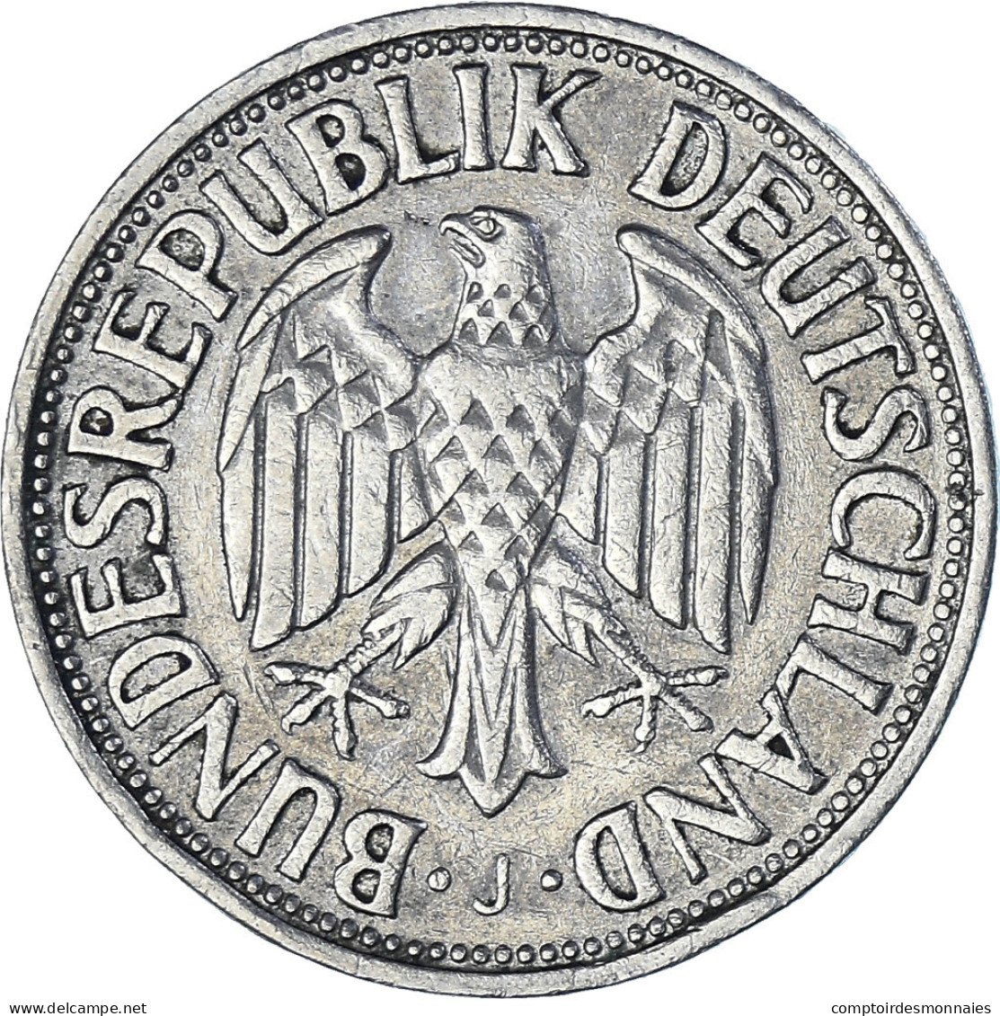 Monnaie, République Fédérale Allemande, Mark, 1950, Hambourg, TTB - 1 Mark