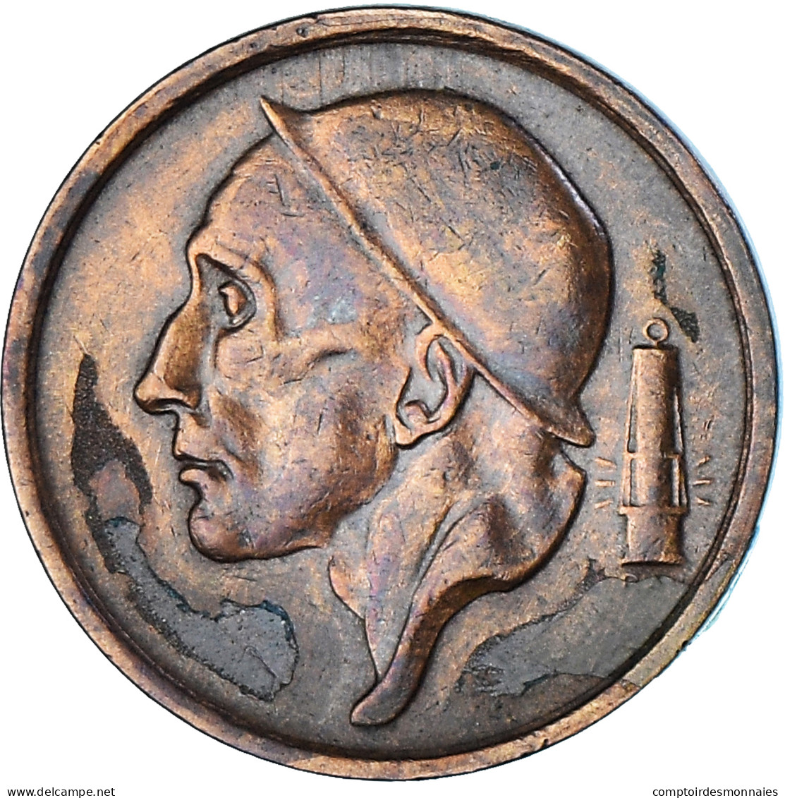 Monnaie, Belgique, 20 Centimes, 1957, TTB, Bronze, KM:146 - 20 Centimes