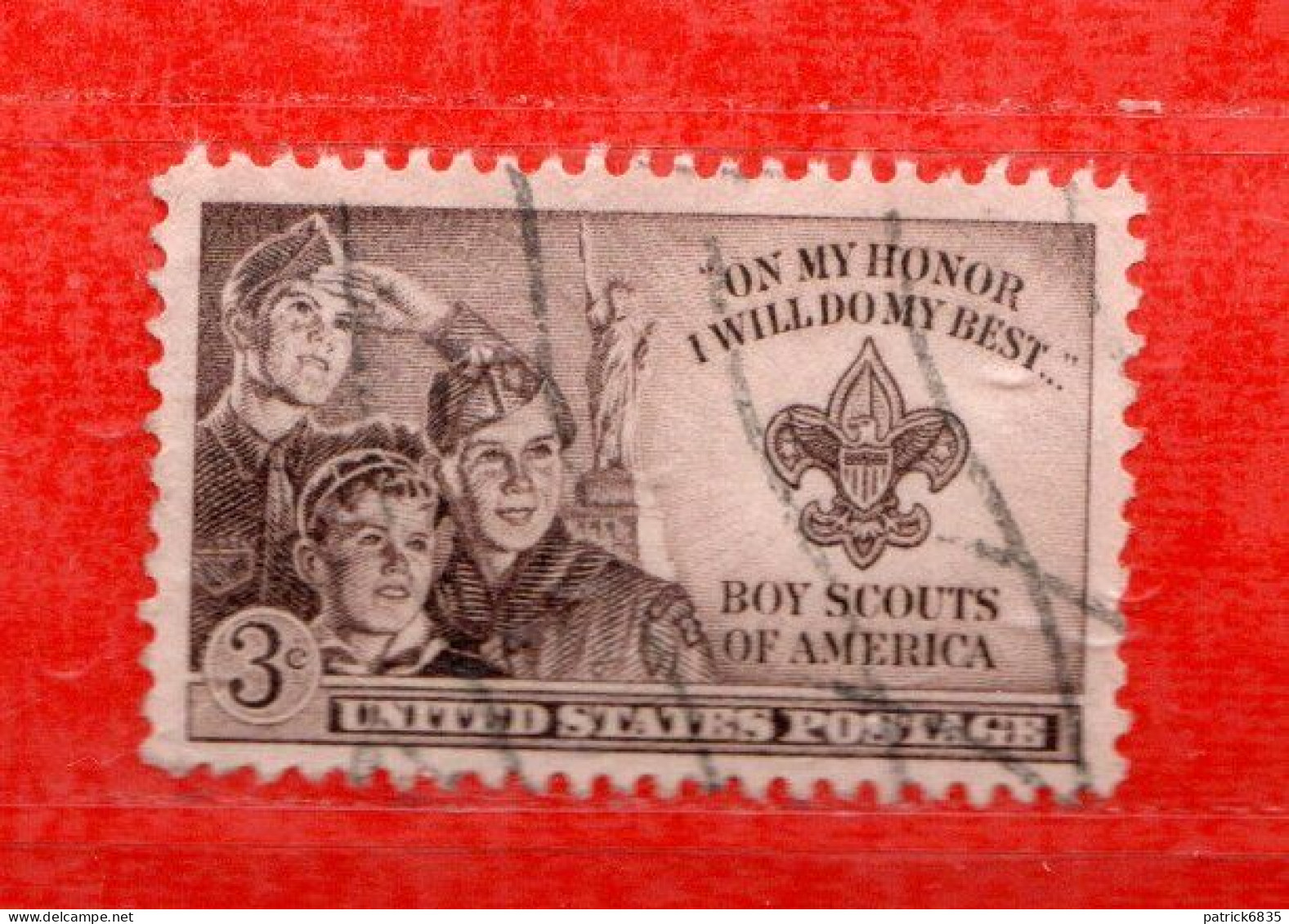 (Us2) USA °- 1950 - SCOUTS à Valley Forge.  Yvert .546.   USED. - Gebraucht