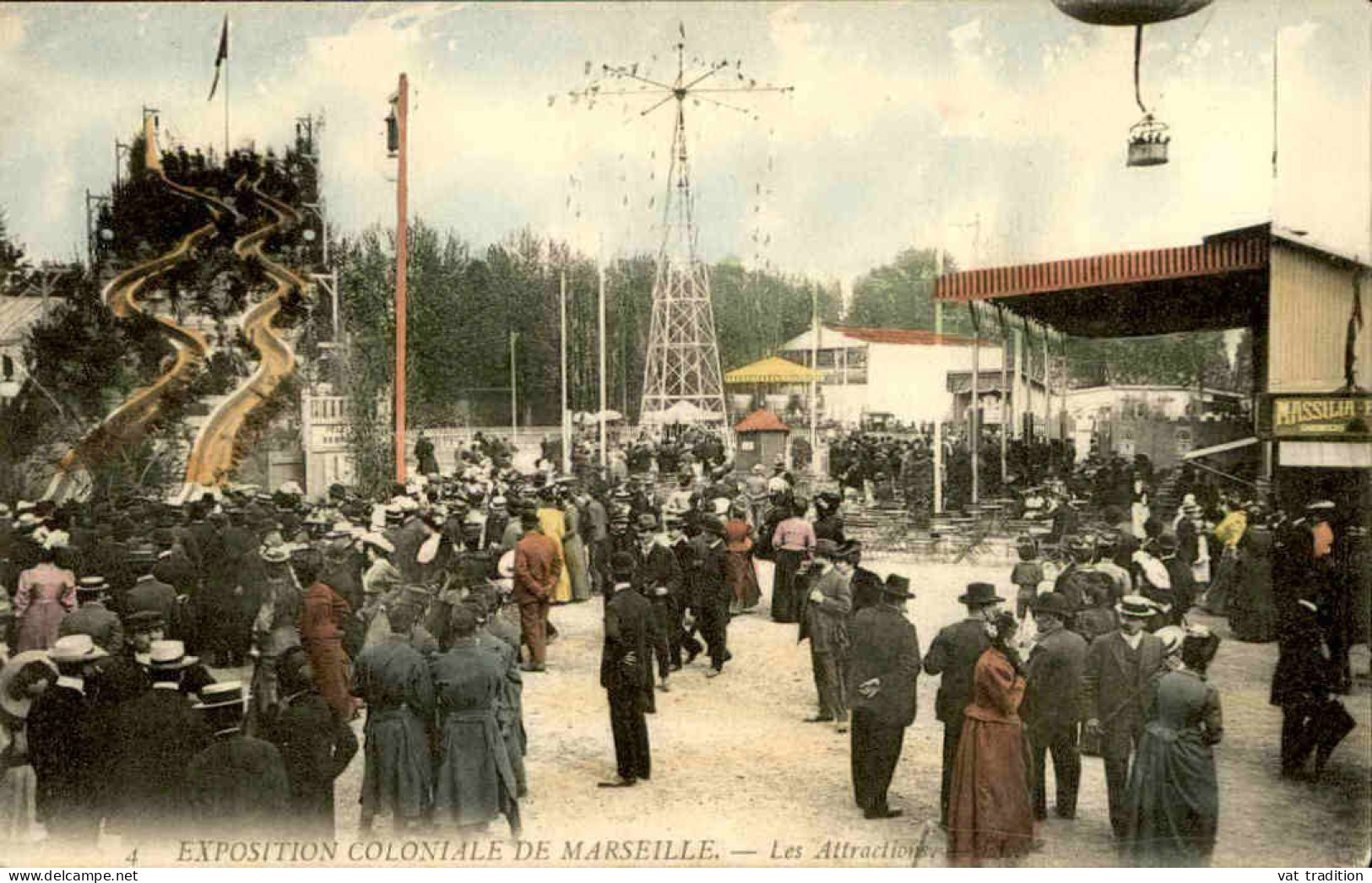 ÉVÉNEMENTS  - Exposition Coloniale De Marseille - Les Attractions - L 146322 - Ausstellungen