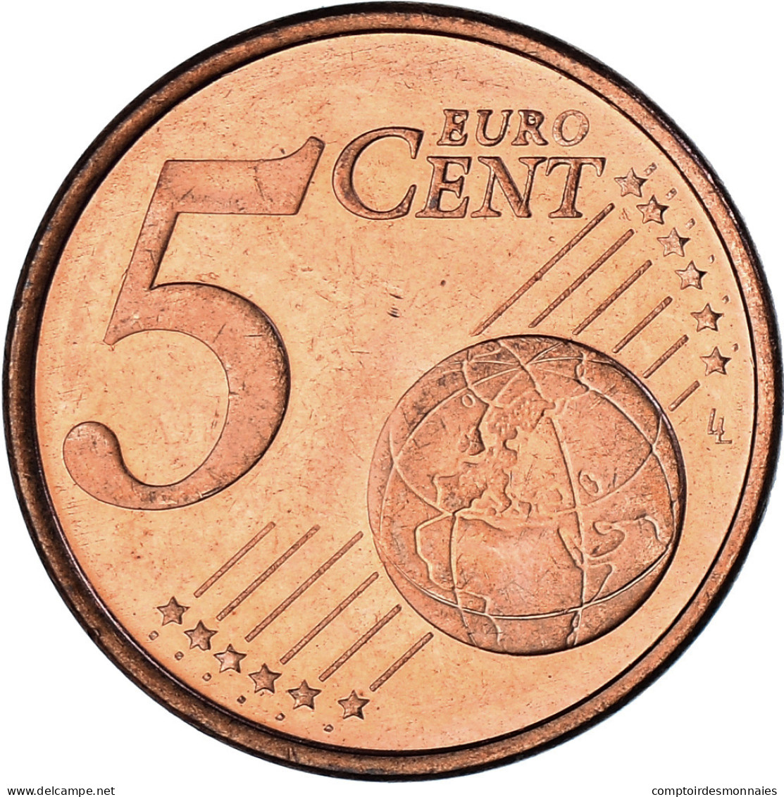 Slovénie, 5 Euro Cent, 2007, Vantaa, SUP, Cuivre Plaqué Acier, KM:70 - Slovénie