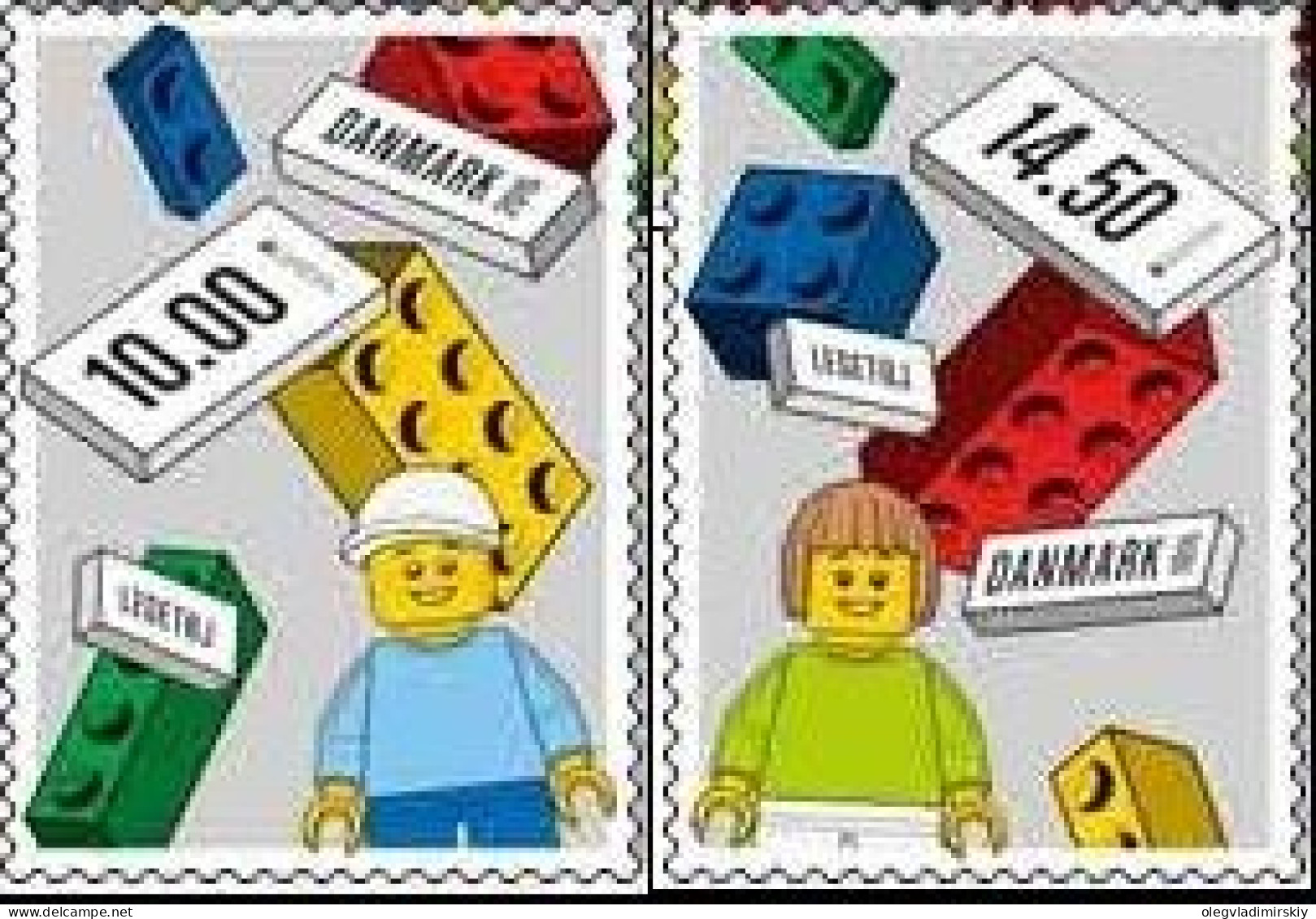 Denmark Danemark Danmark 2015 Europa CEPT Toys Lego Set Of 2 Stamps Mint - Unused Stamps