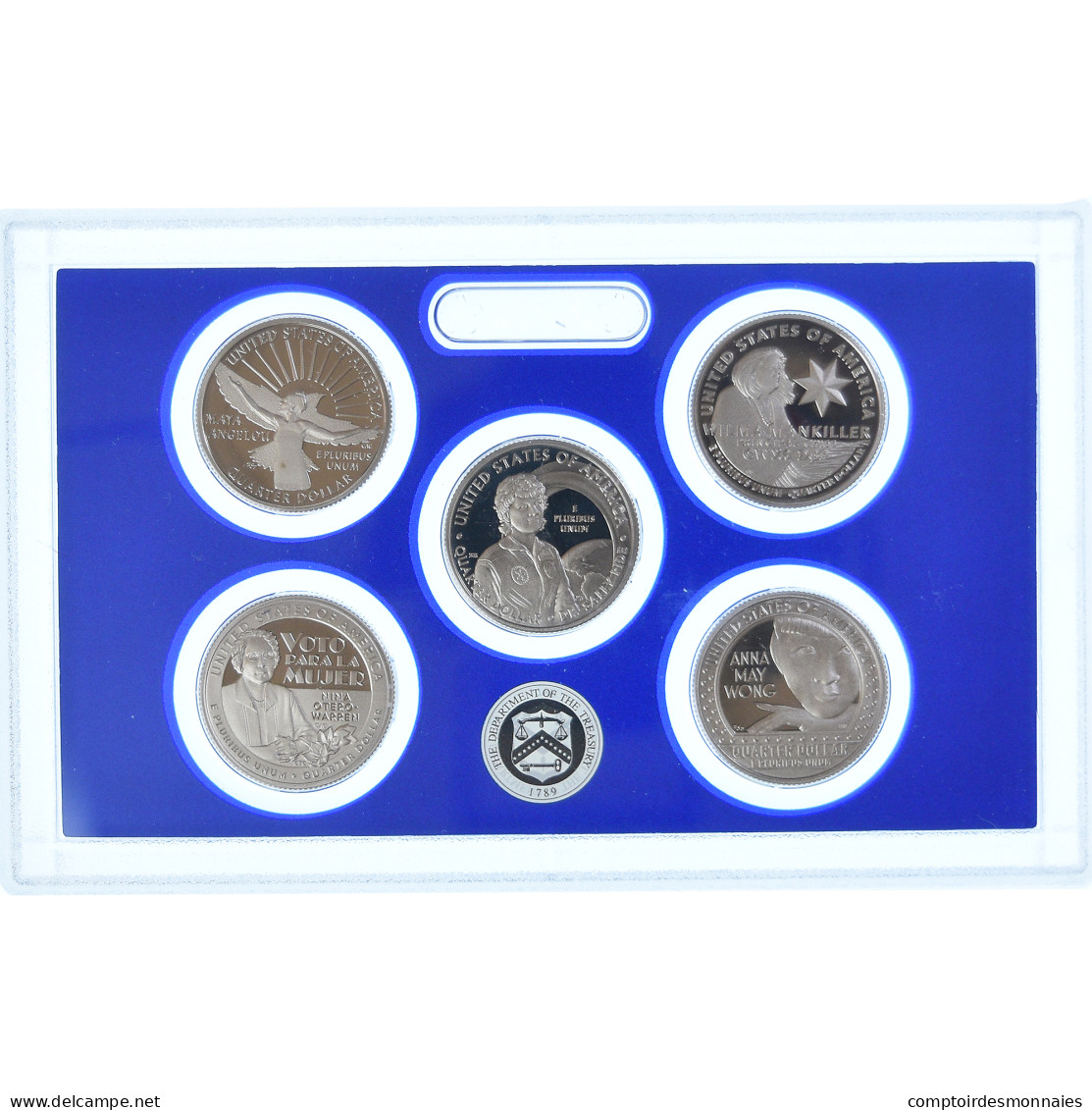 Monnaie, États-Unis, Coffret, 2022, San Francisco, Coffret BE 5 Monnaies - Gedenkmünzen