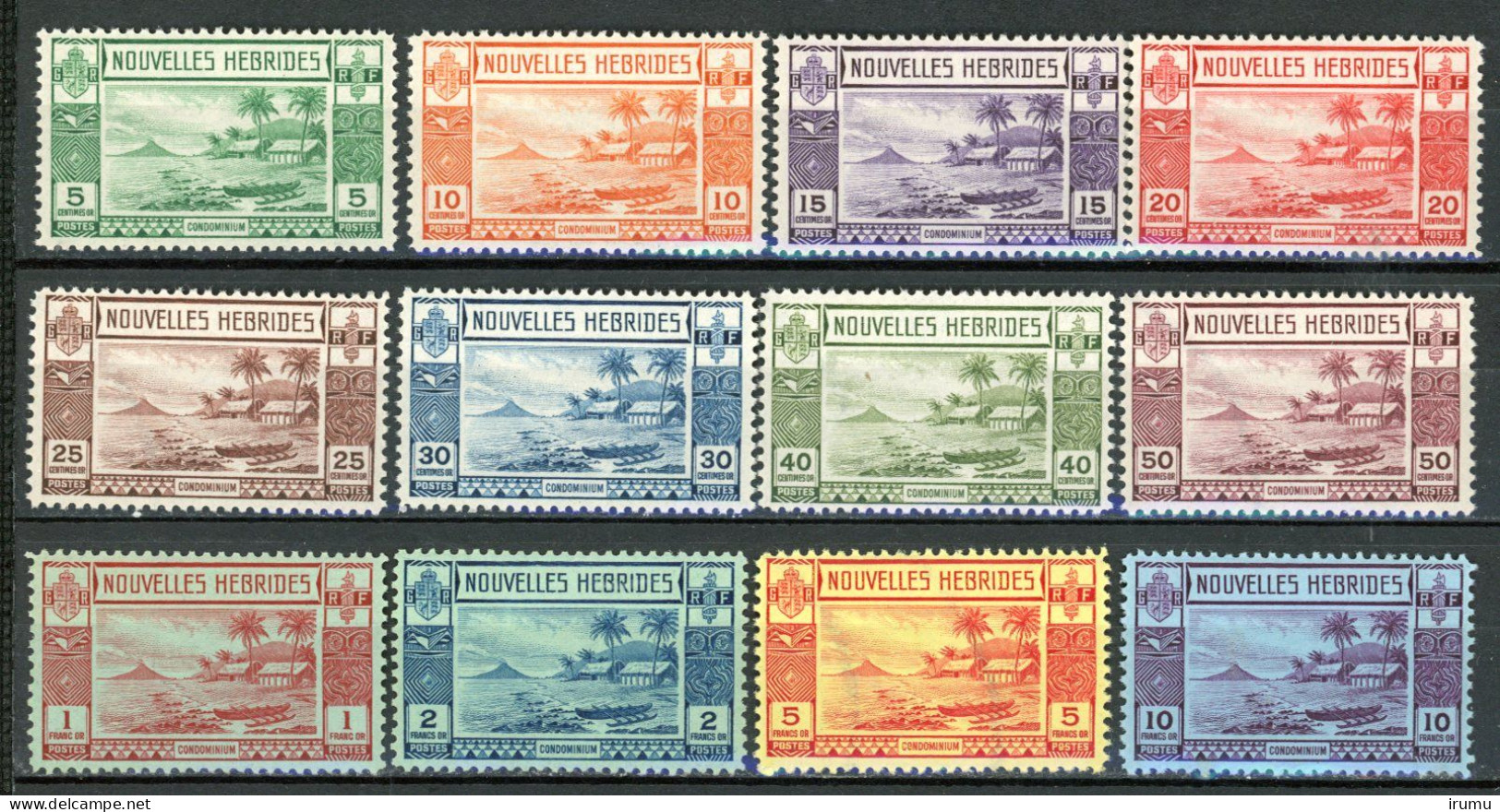 Nlles Hébrides Y&T 100-11 **, Côte 190 EUR (SN 962) - Unused Stamps