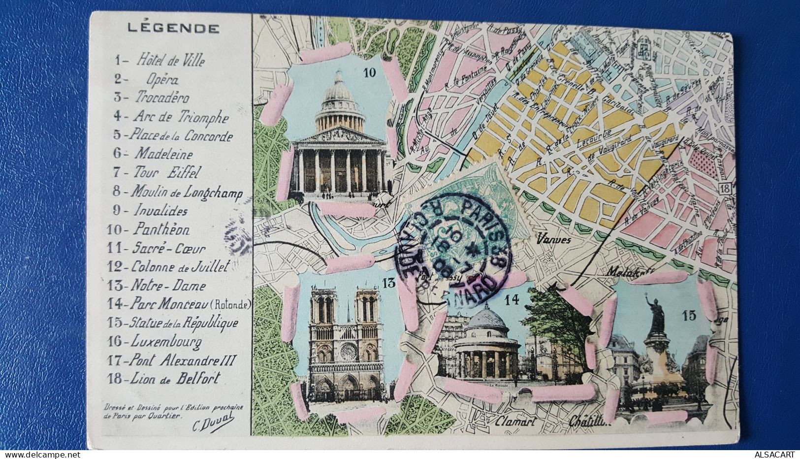 2 Cartes De Paris Arrondissements - Viste Panoramiche, Panorama