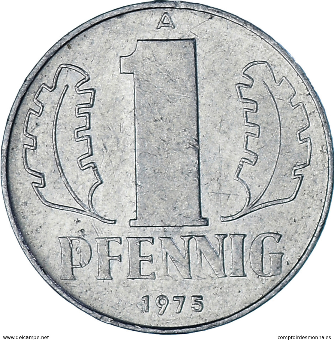 Monnaie, République Démocratique Allemande, Pfennig, 1975, Berlin, TTB - 1 Pfennig