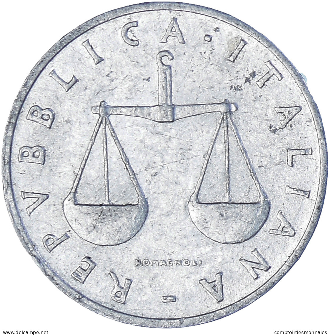 Monnaie, Italie, Lira, 1955, Rome, TTB, Aluminium, KM:91 - 1 Lira