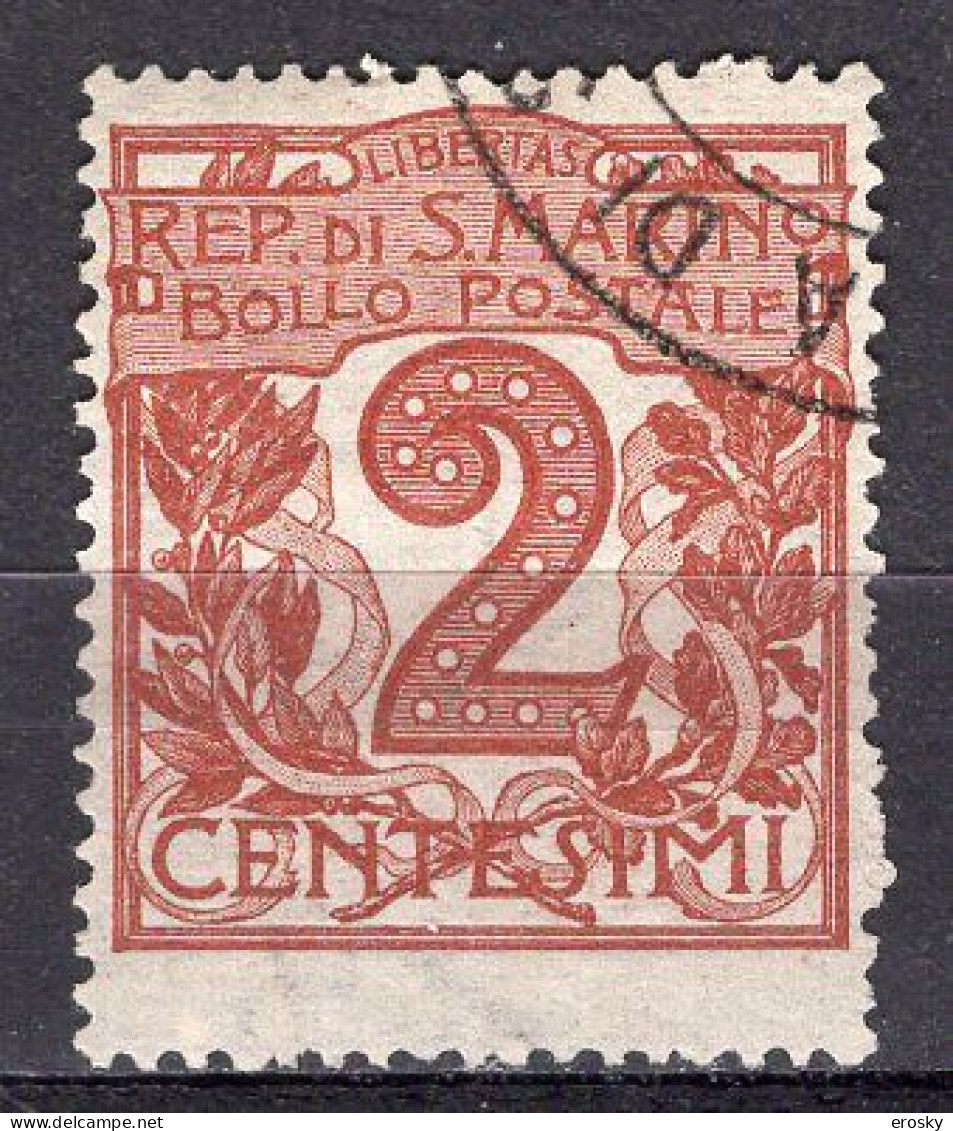 Y8186 - SAN MARINO Ss N°69 - SAINT-MARIN Yv N°68 - Used Stamps