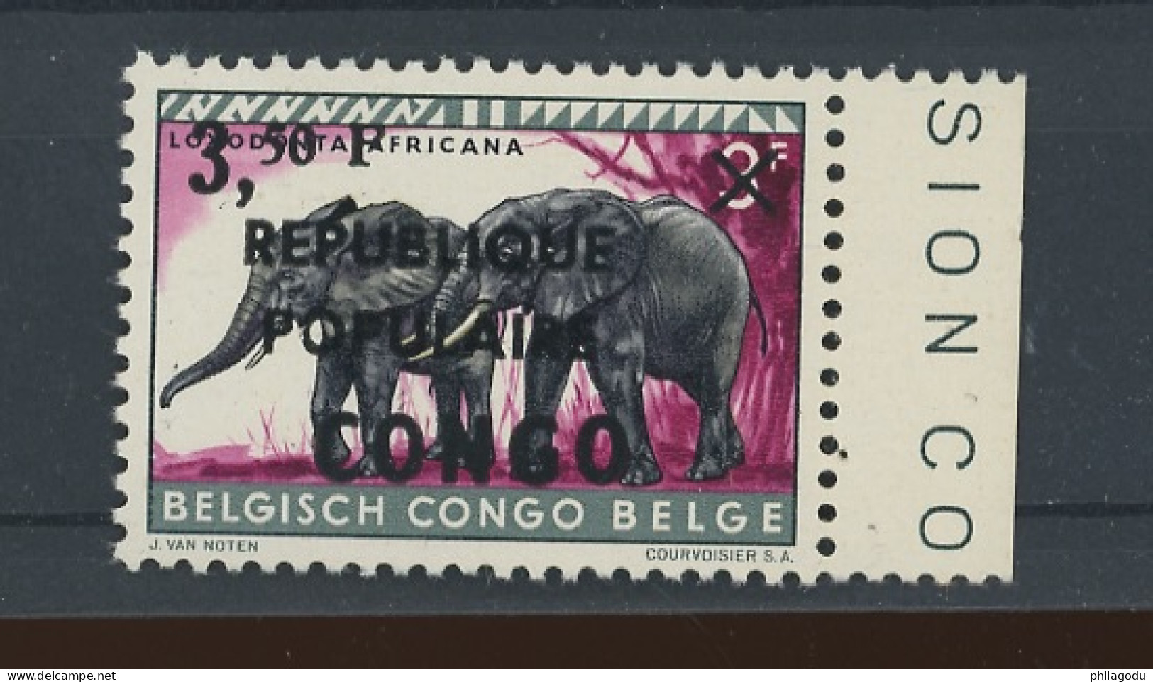 Republique POPULAIE. Eléphant **.  Cote 130,00 € - Sonstige & Ohne Zuordnung