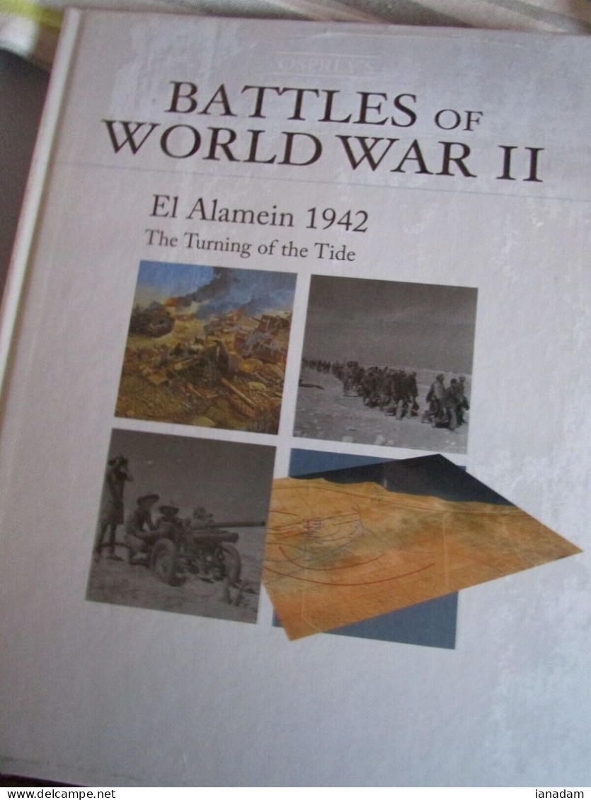 Battles Of World War II El Alamein 1942 Hardback Osprey New - 1939-45