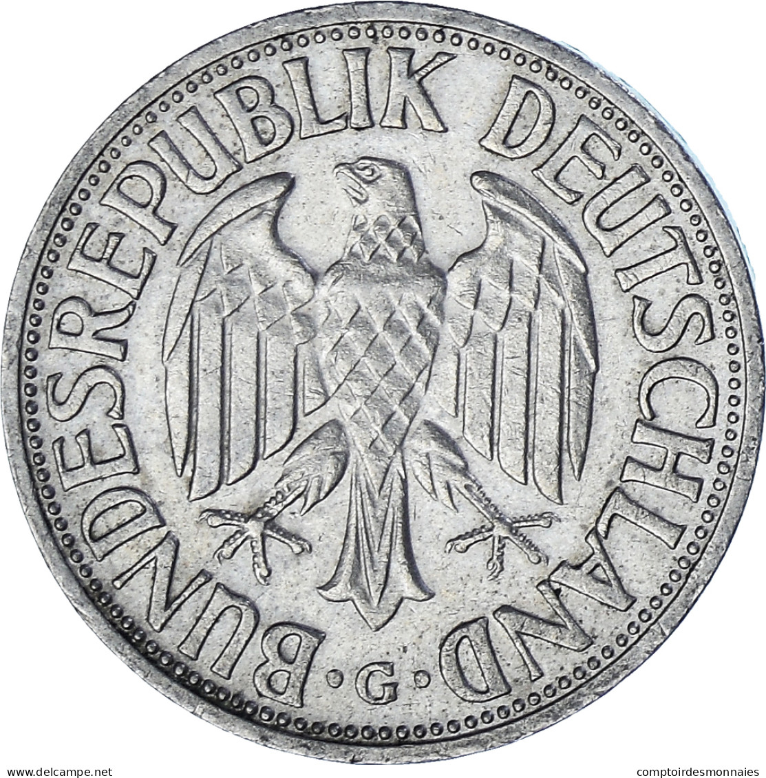 Monnaie, République Fédérale Allemande, Mark, 1969, Karlsruhe, TTB - 1 Mark