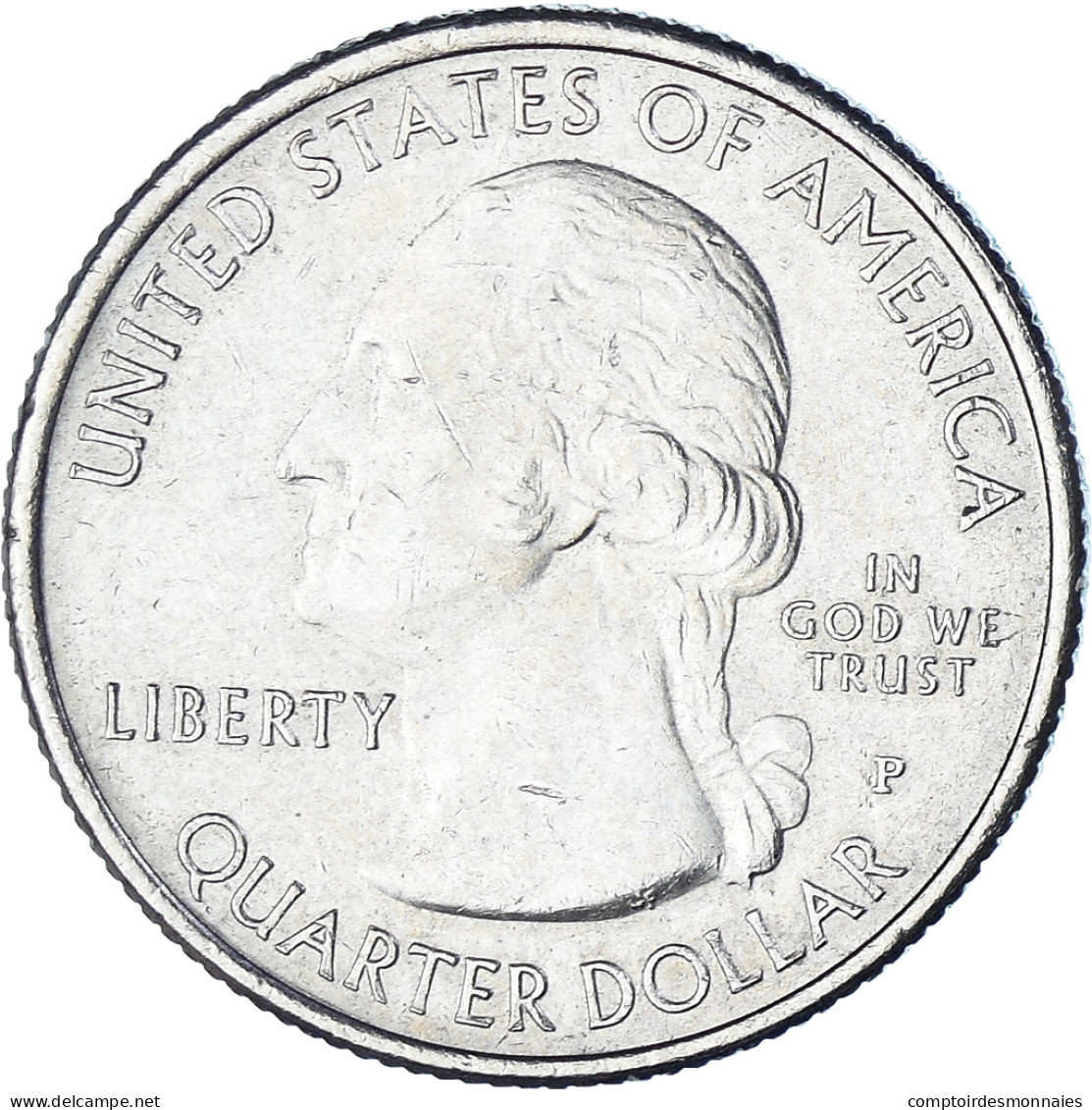 Monnaie, États-Unis, Quarter, 2012, Philadelphie, TTB, Cupronickel Plaqué - 2010-...: National Parks