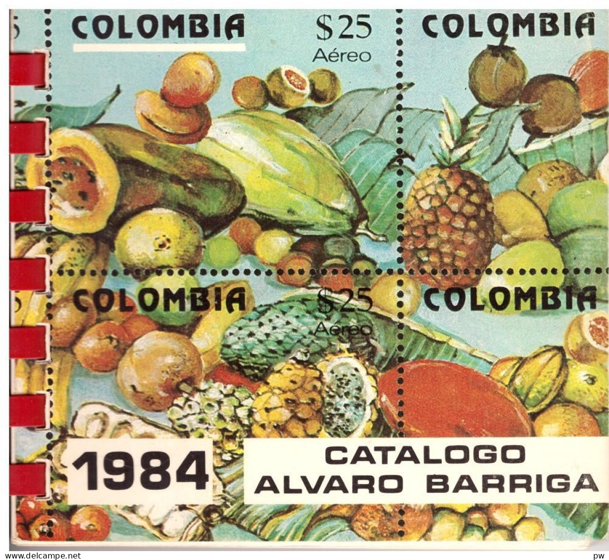 CATALOGUE BARRIGA 1984  COLOMBIE - Frankrijk