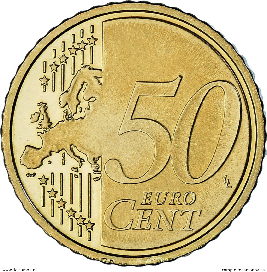 République D'Irlande, 50 Euro Cent, 2007, BE, FDC, Laiton, KM:49 - Irlanda