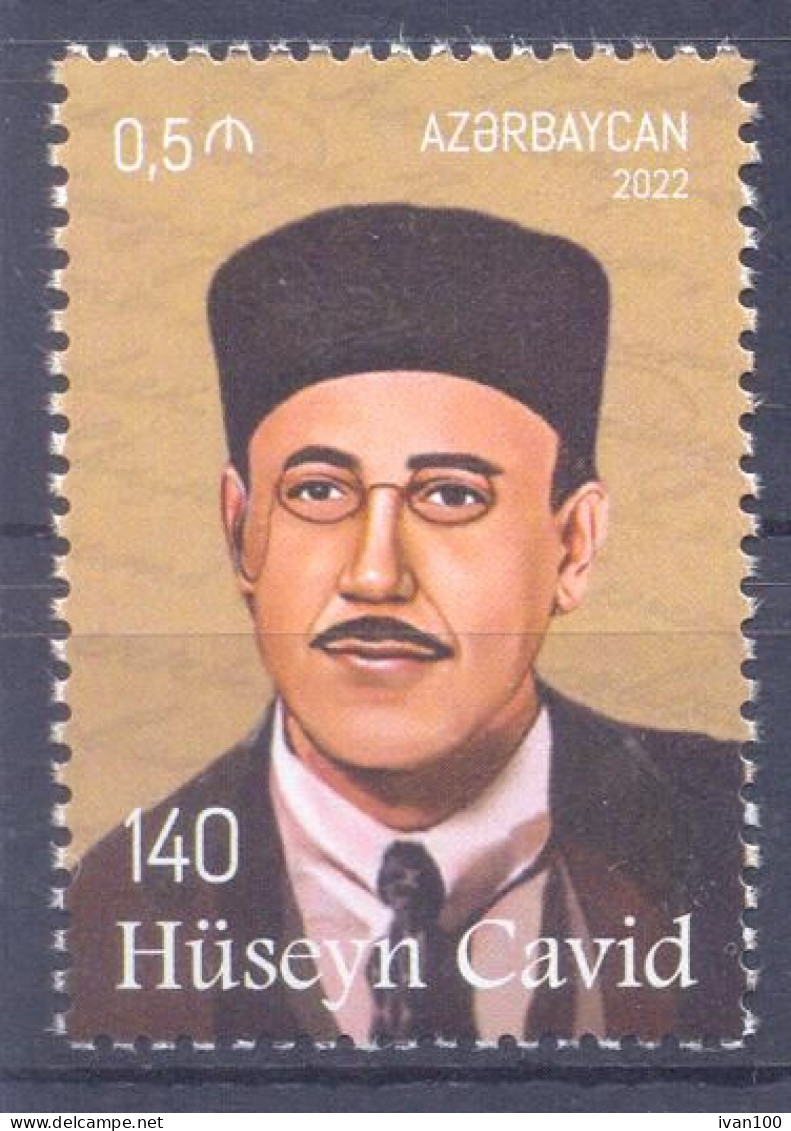 2022. Azerbaijan, Birth Anniv.of H. Javid, 1v, Mint/** - Azerbaïjan