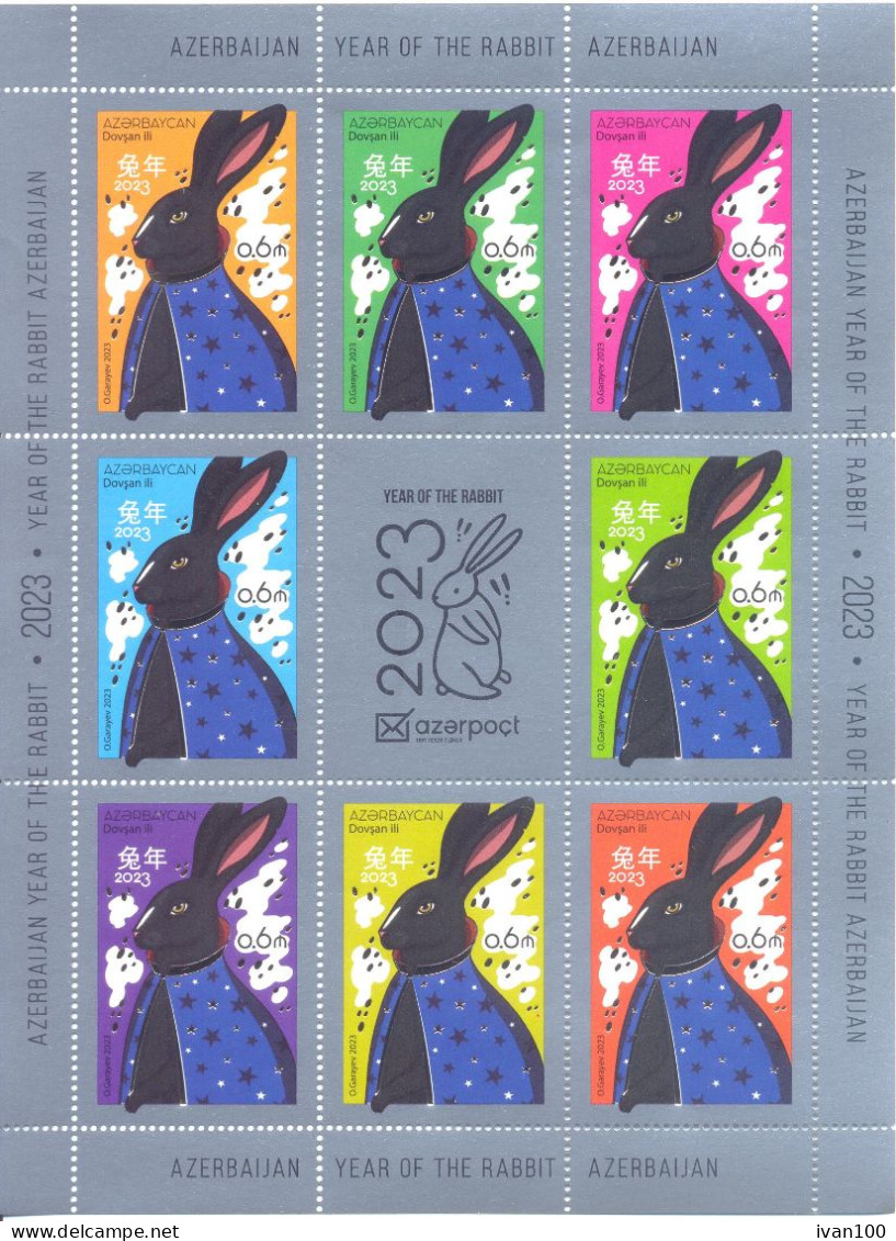 2023. Azerbaijan, Chinese Year Of The Rabbit, Sheetlet, Mint/** - Azerbaïjan